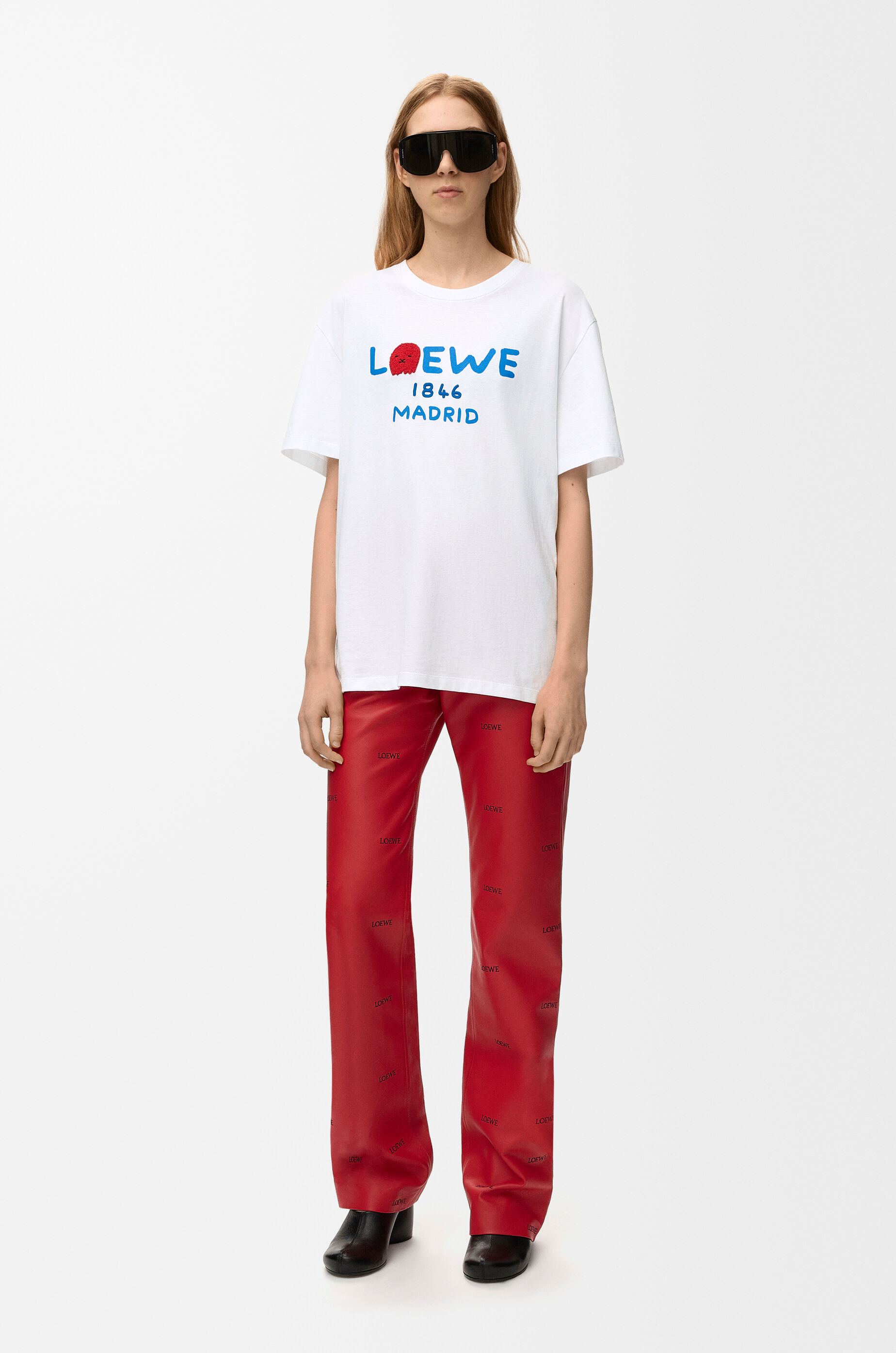 LOEWE Relaxed fit T-shirt in cotton White