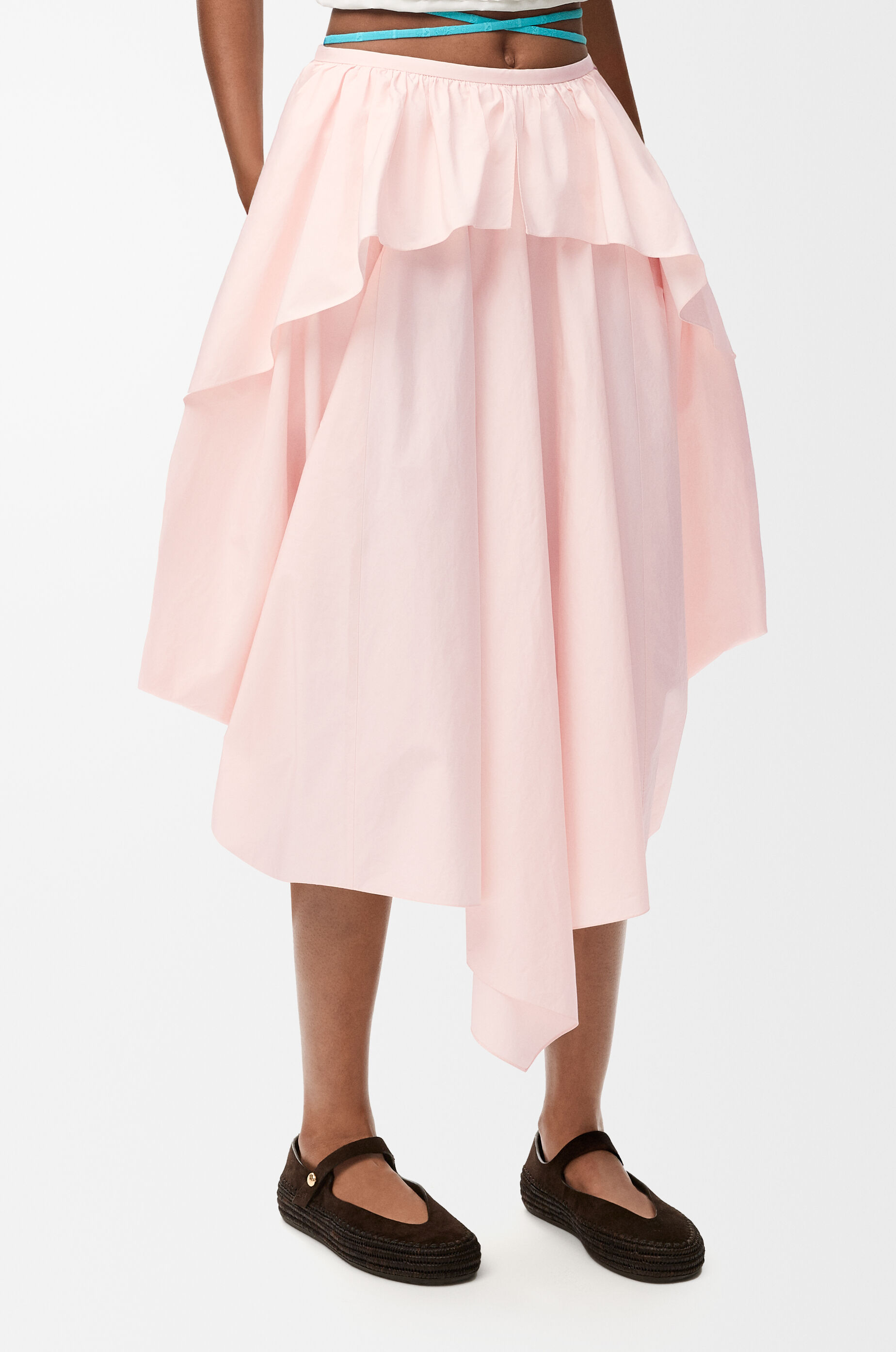 LOEWE Skirt in cotton Light Pink
