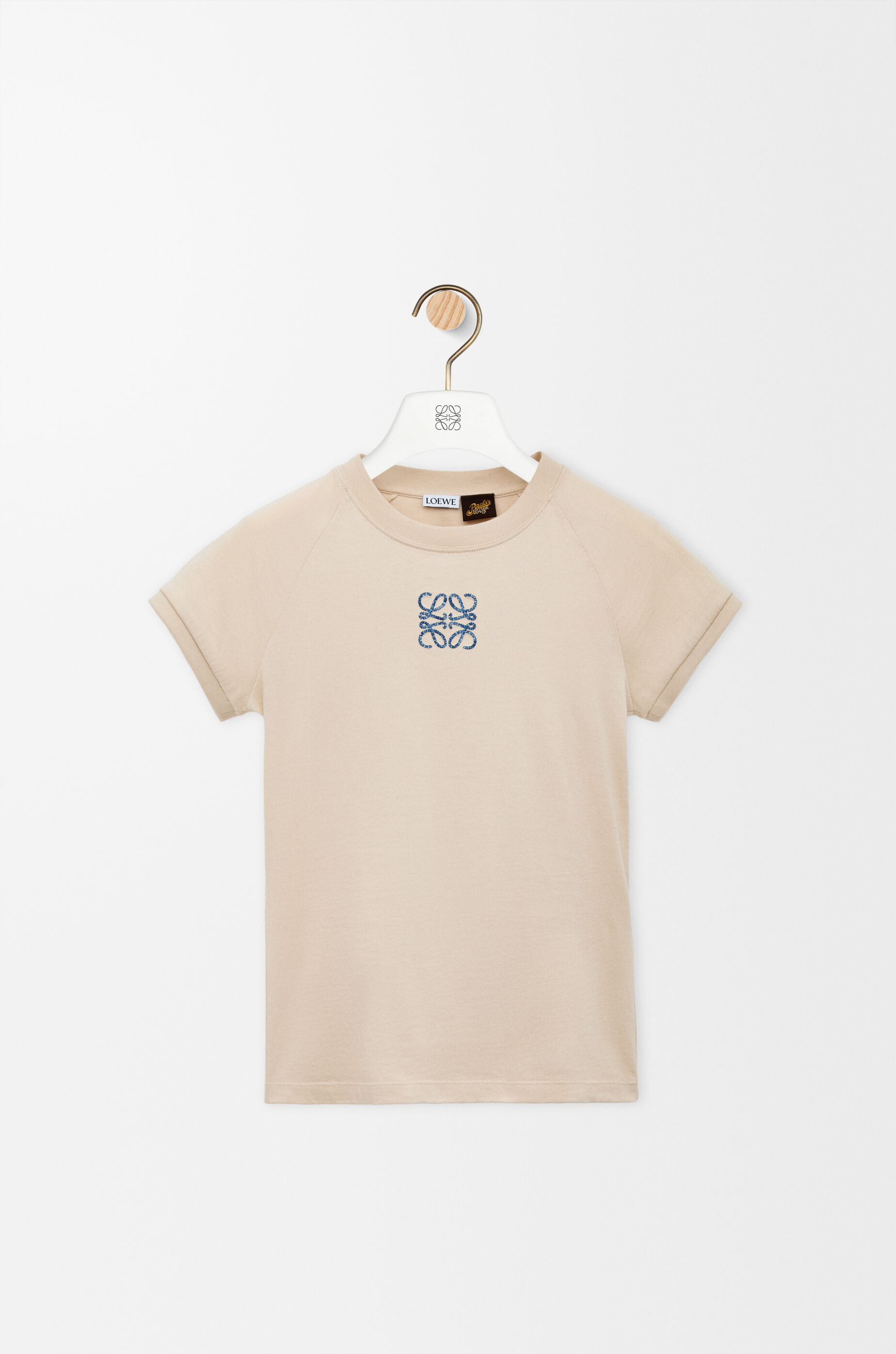 LOEWE Small fit T-shirt in cotton Light Beige