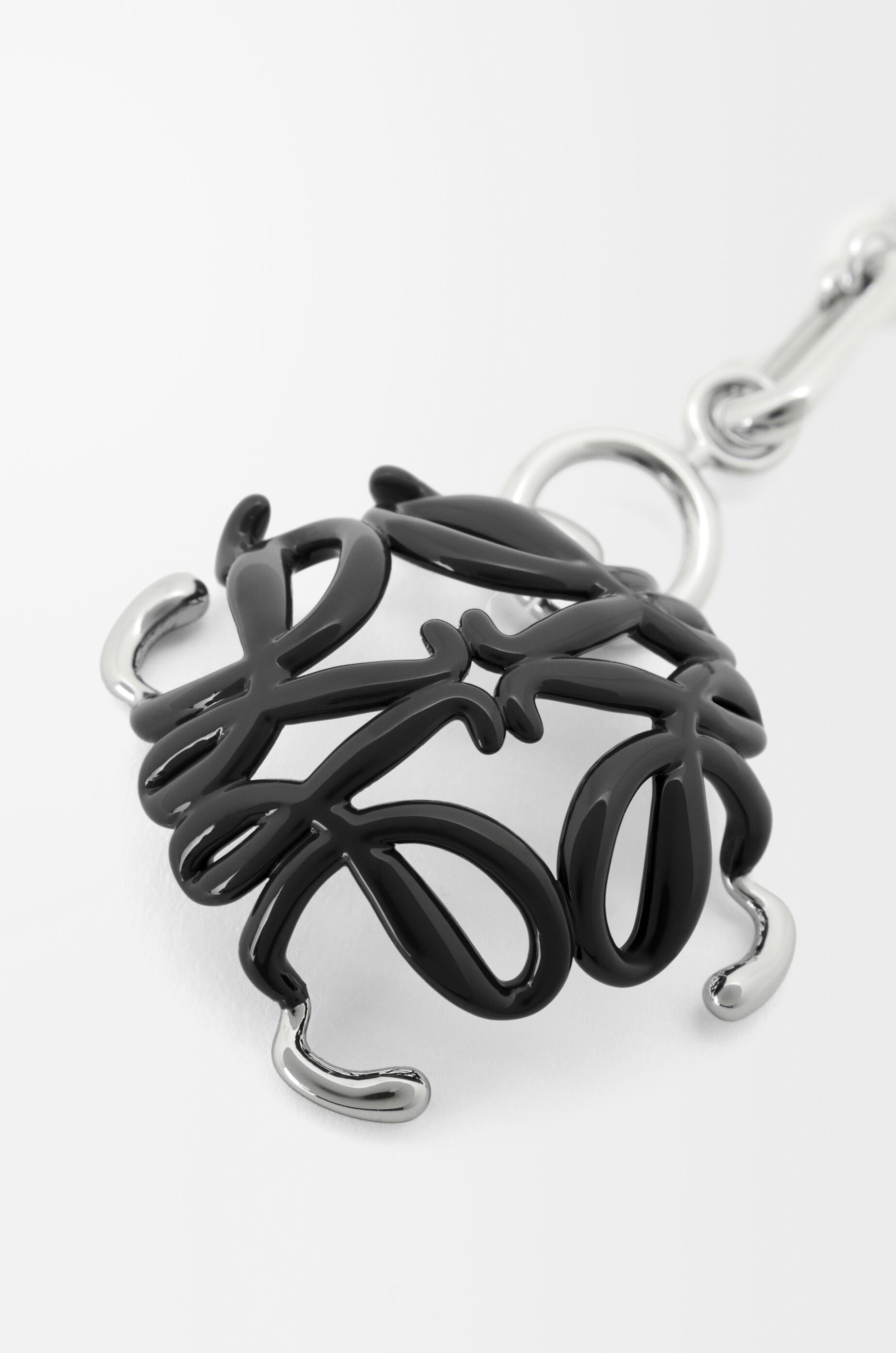 LOEWE Scarabeo Anagram charm Silver/Black