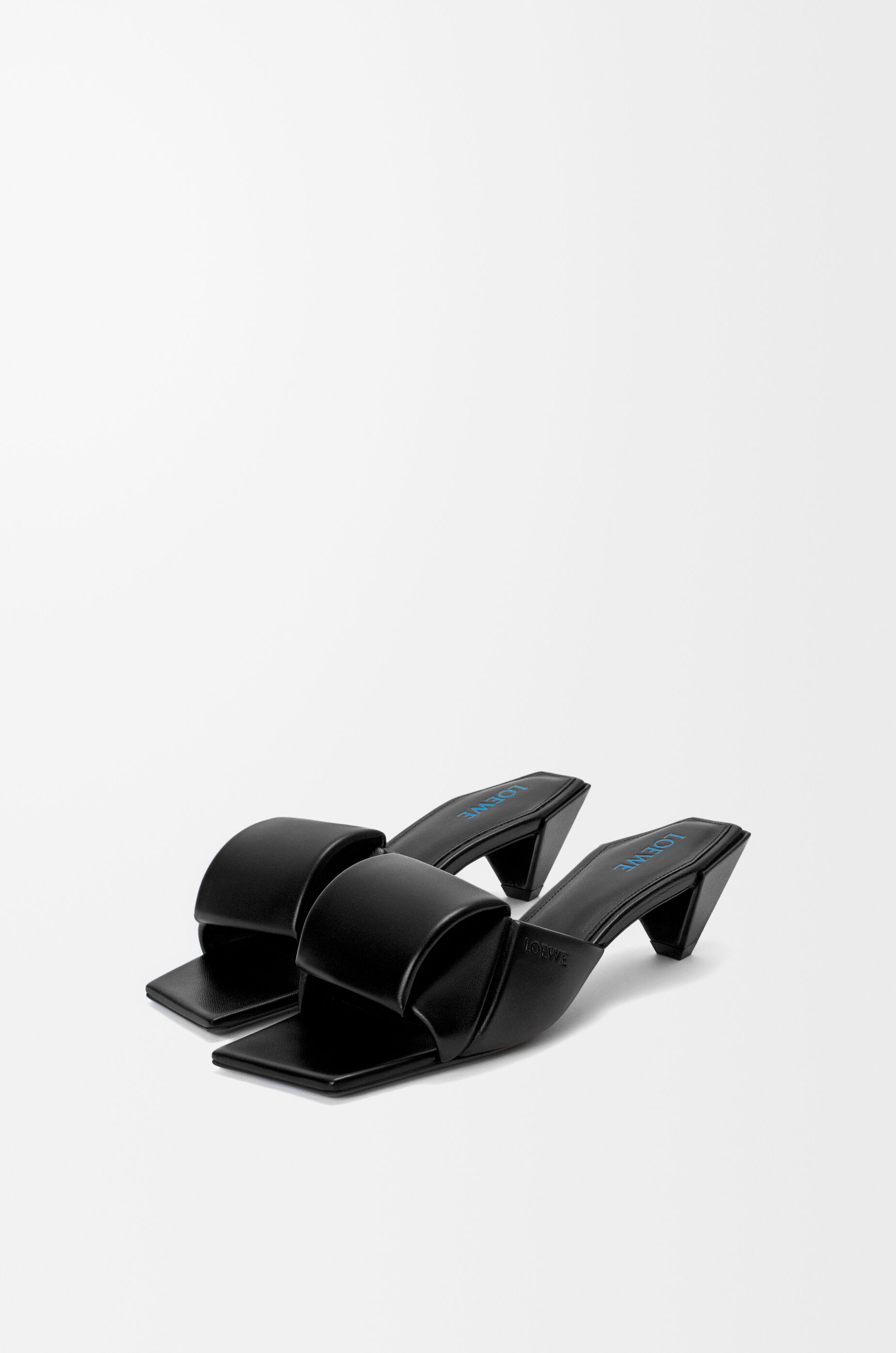 LOEWE Origami slide in lambskin Black