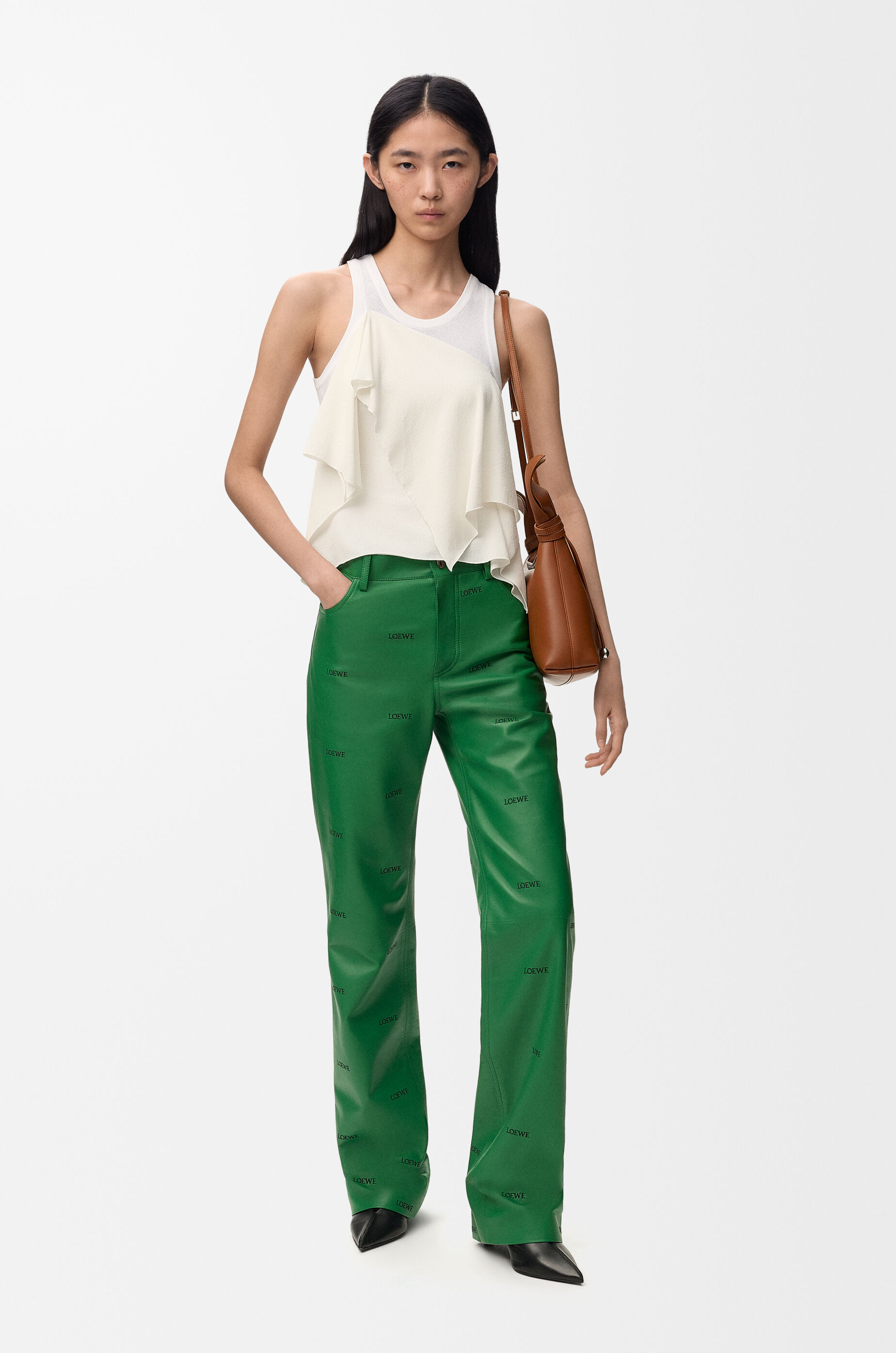 LOEWE Top in viscose blend White