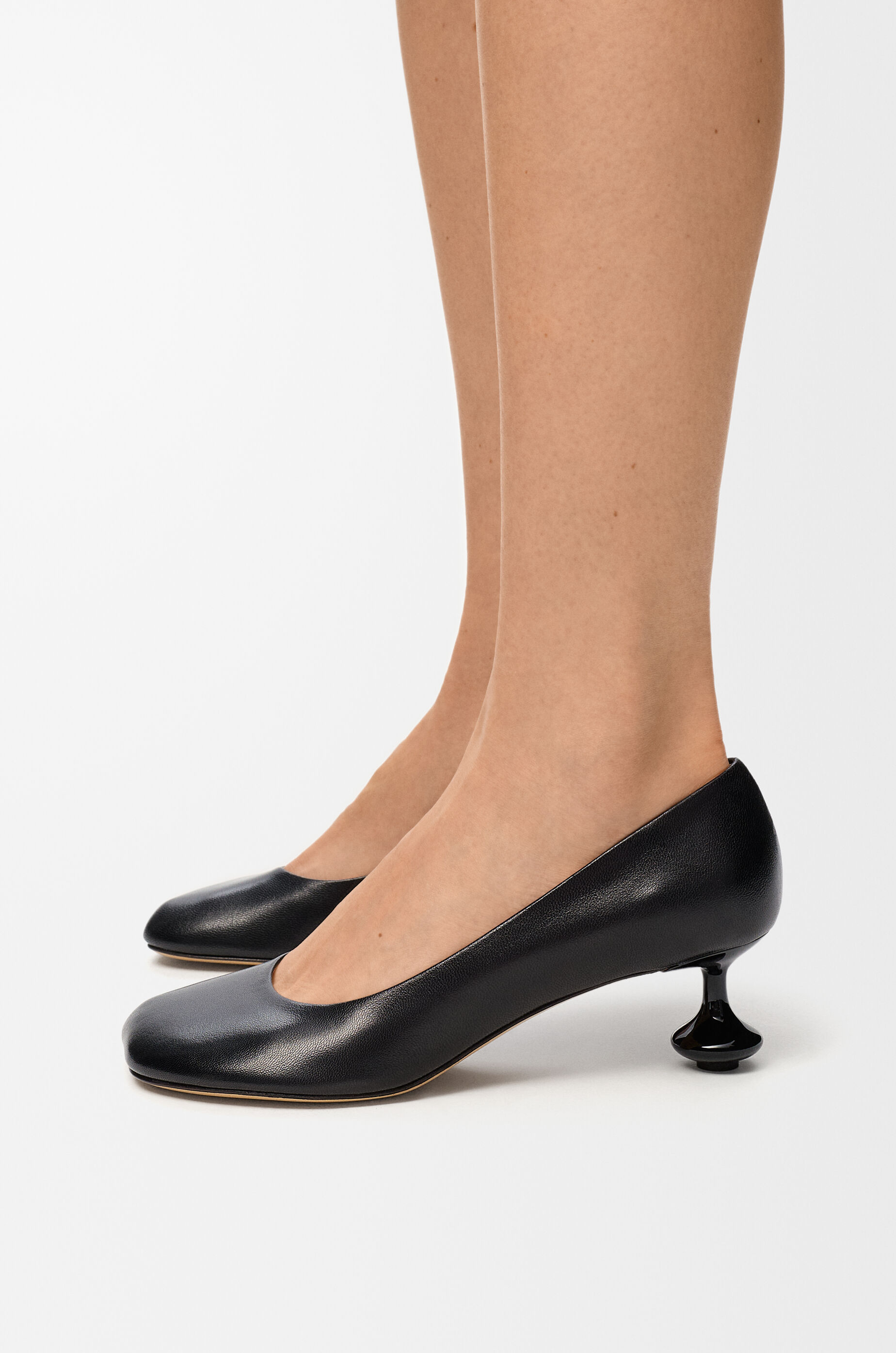 LOEWE Toy pump in goatskin Black