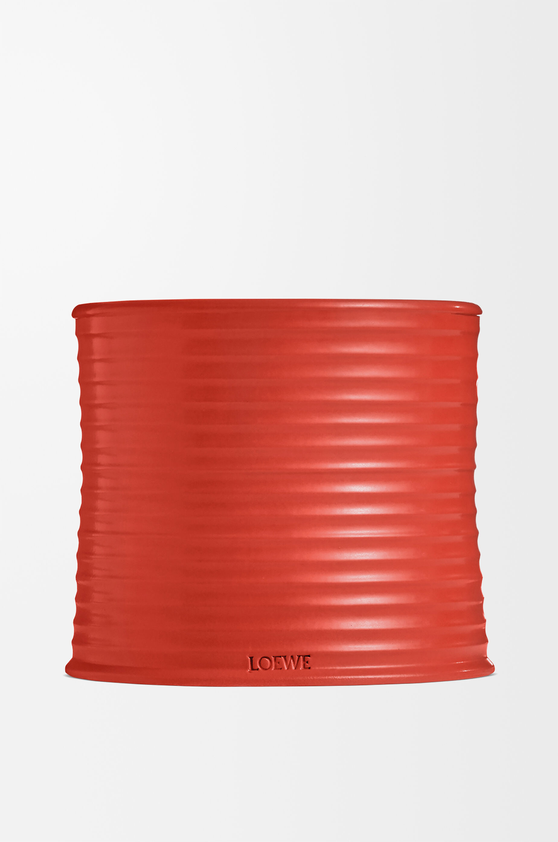 LOEWE Large Tomato Leaves candle Red