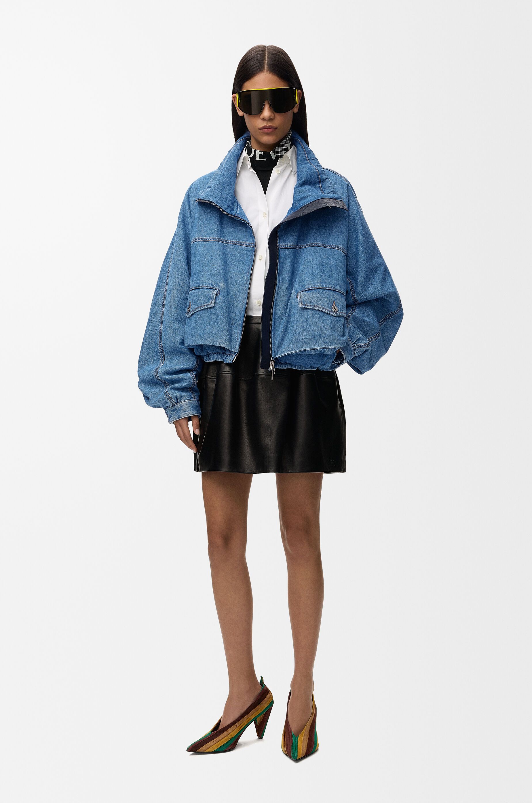 LOEWE Jacket in denim Light Blue