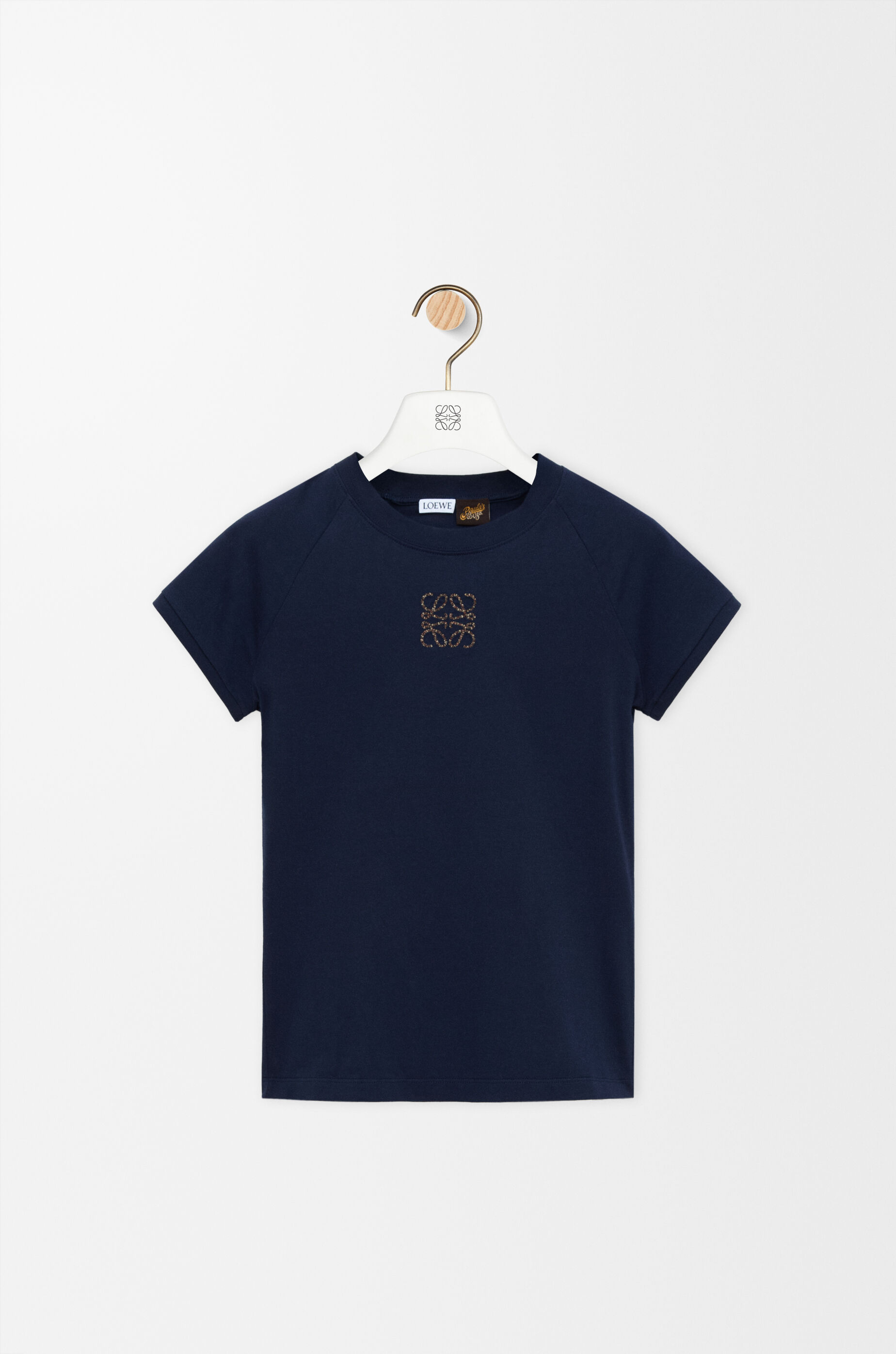 LOEWE Small fit T-shirt in cotton Navy Blue