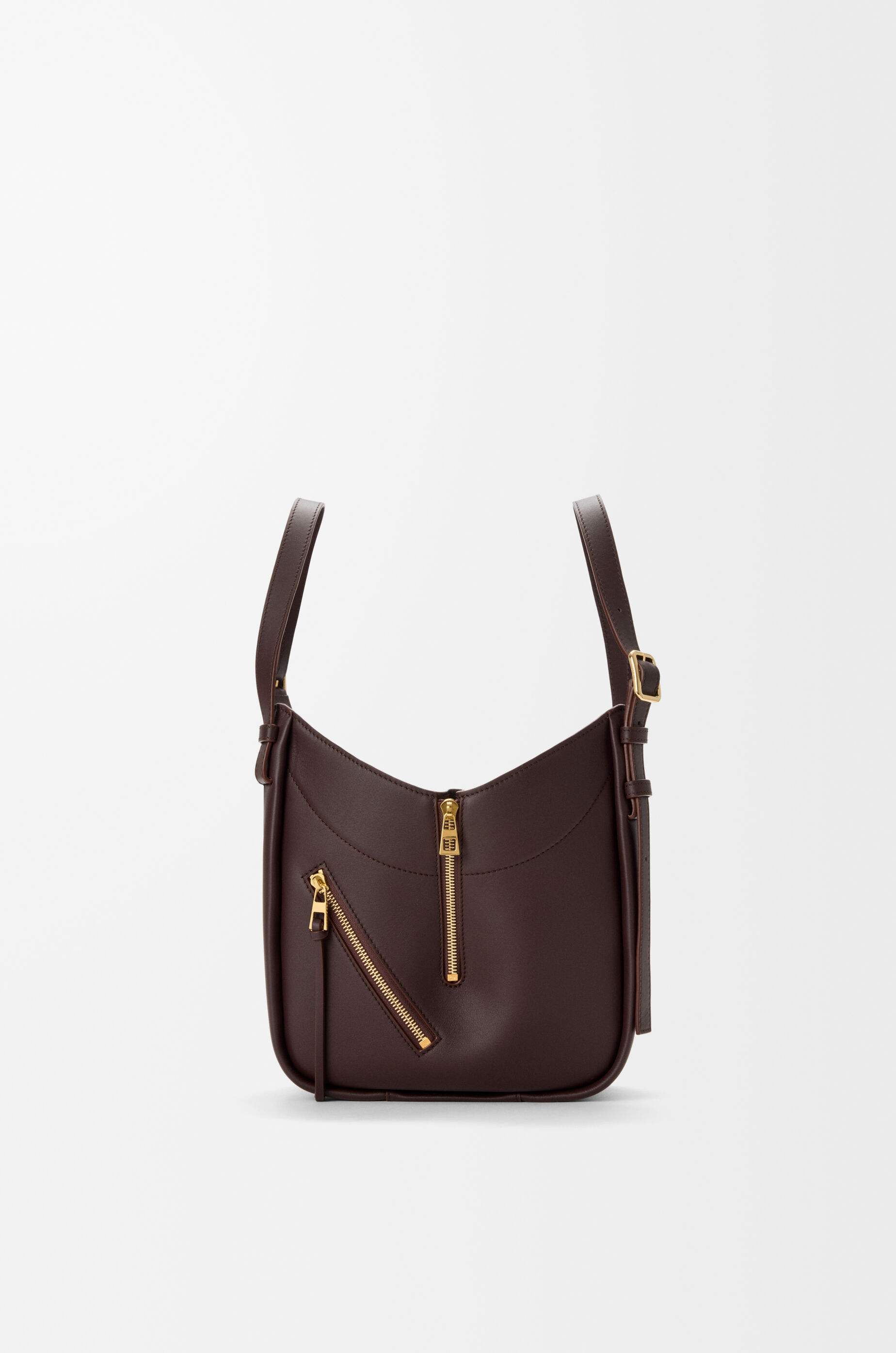 LOEWE Hammock Flip bag in classic calfskin Dark Chestnut