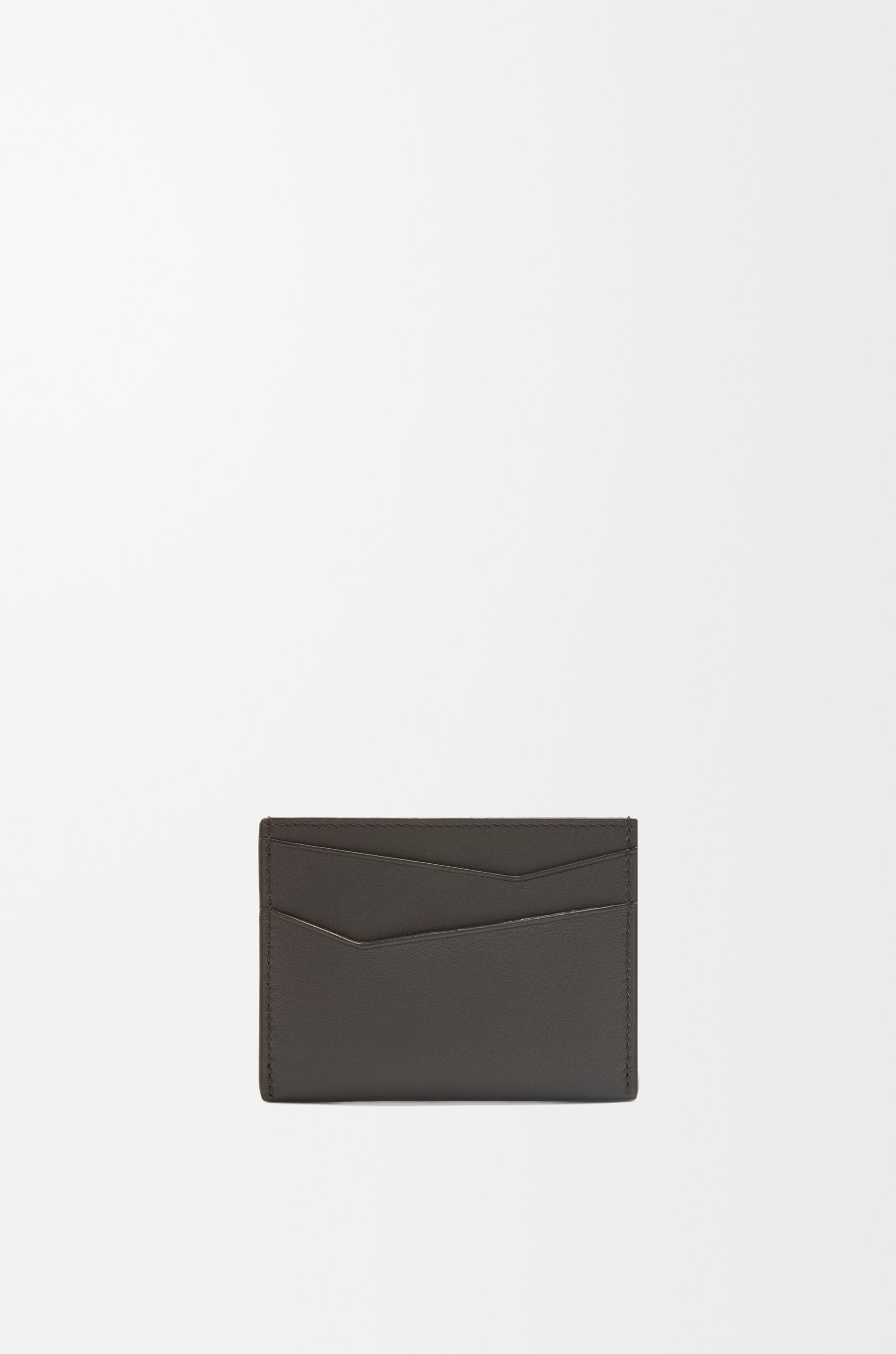 LOEWE Puzzle plain cardholder in classic calfskin Dark Grey
