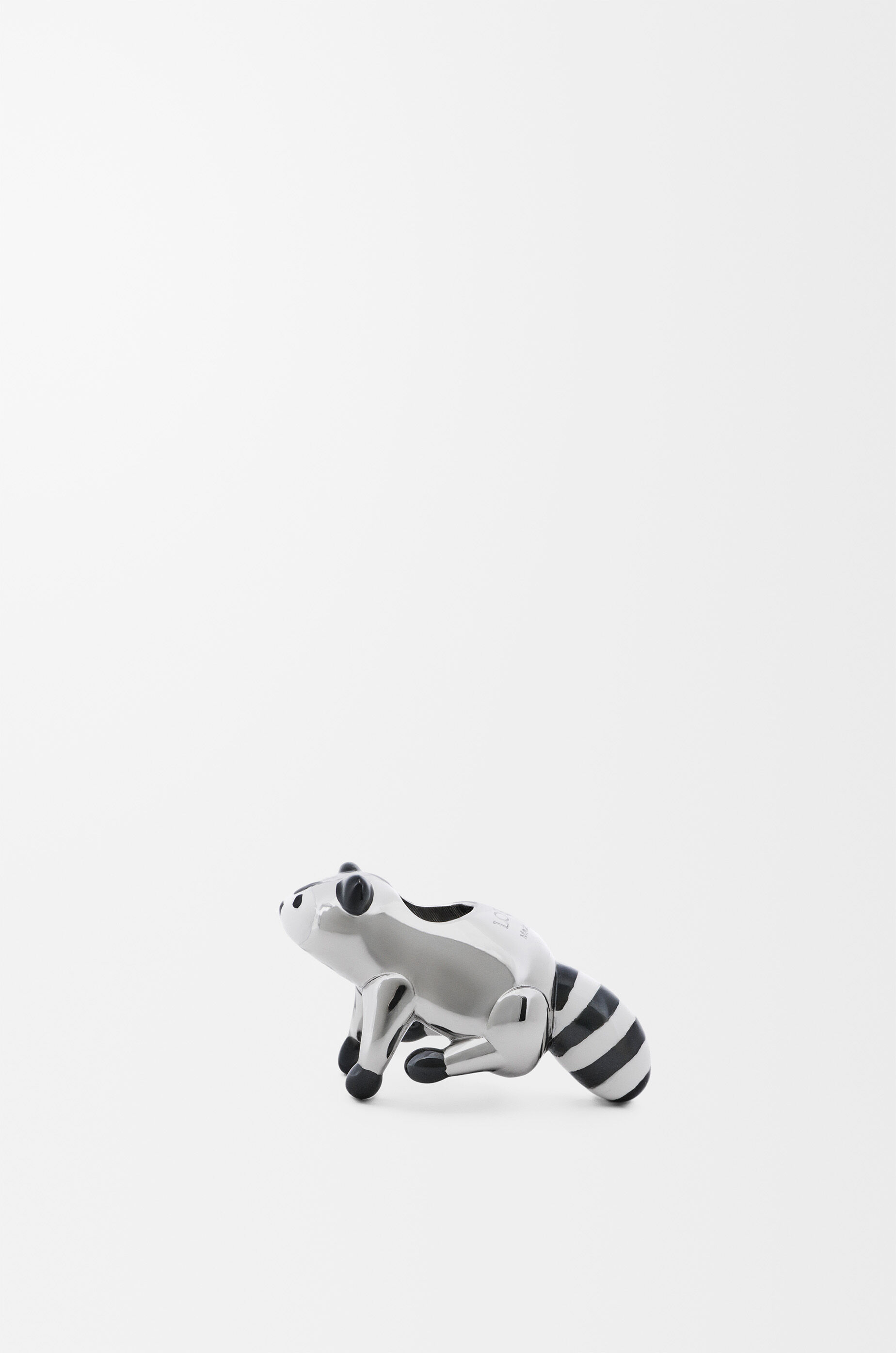 LOEWE Raccoon dice Silver