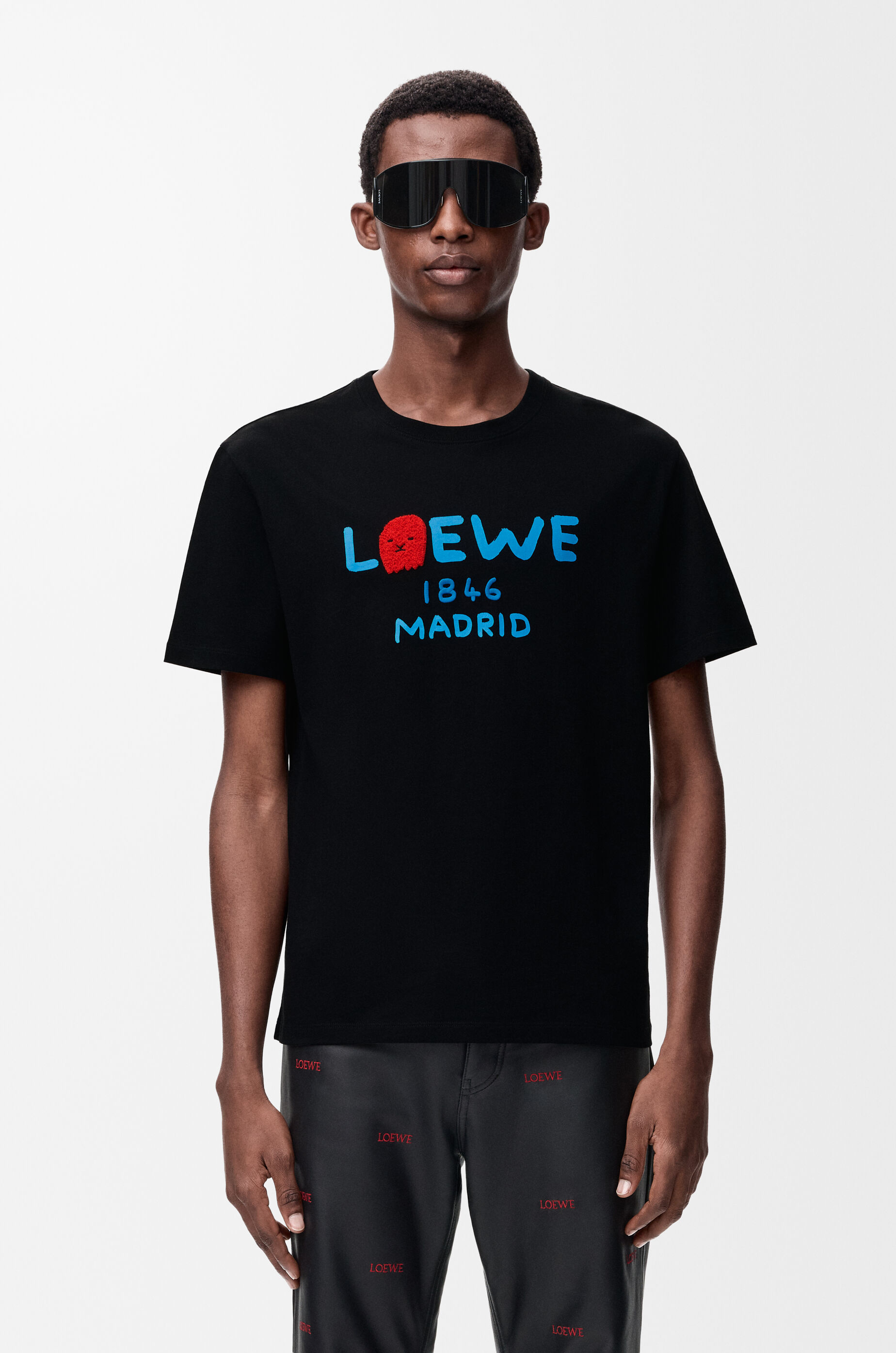 LOEWE Relaxed fit T-shirt in cotton Black