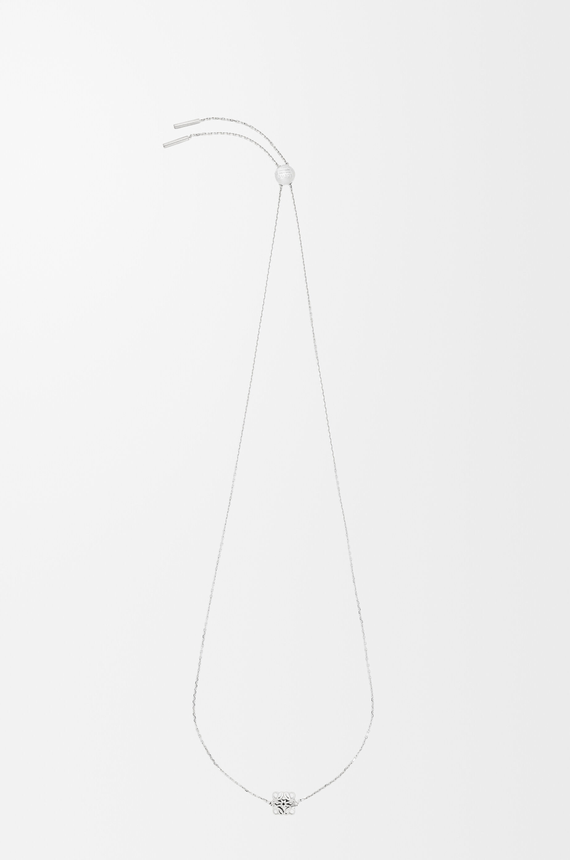 LOEWE Anagram Bombé necklace in sterling silver Silver
