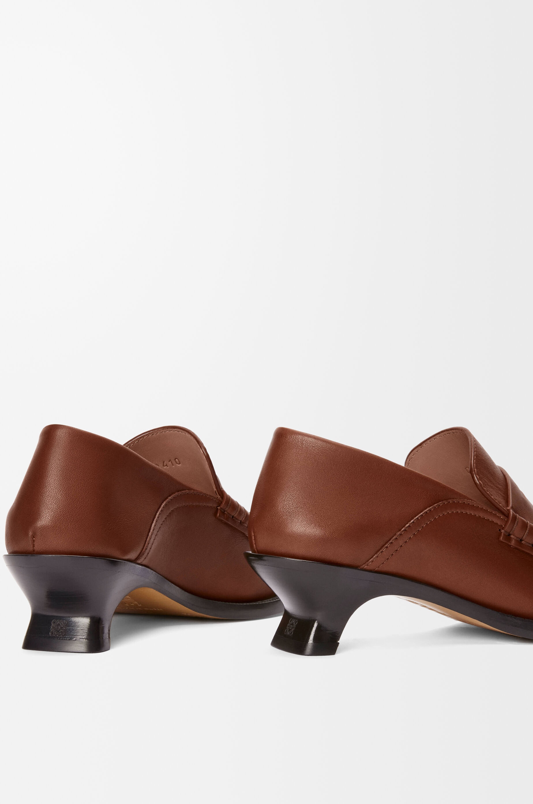 LOEWE Campo loafer in soft calfskin Rust