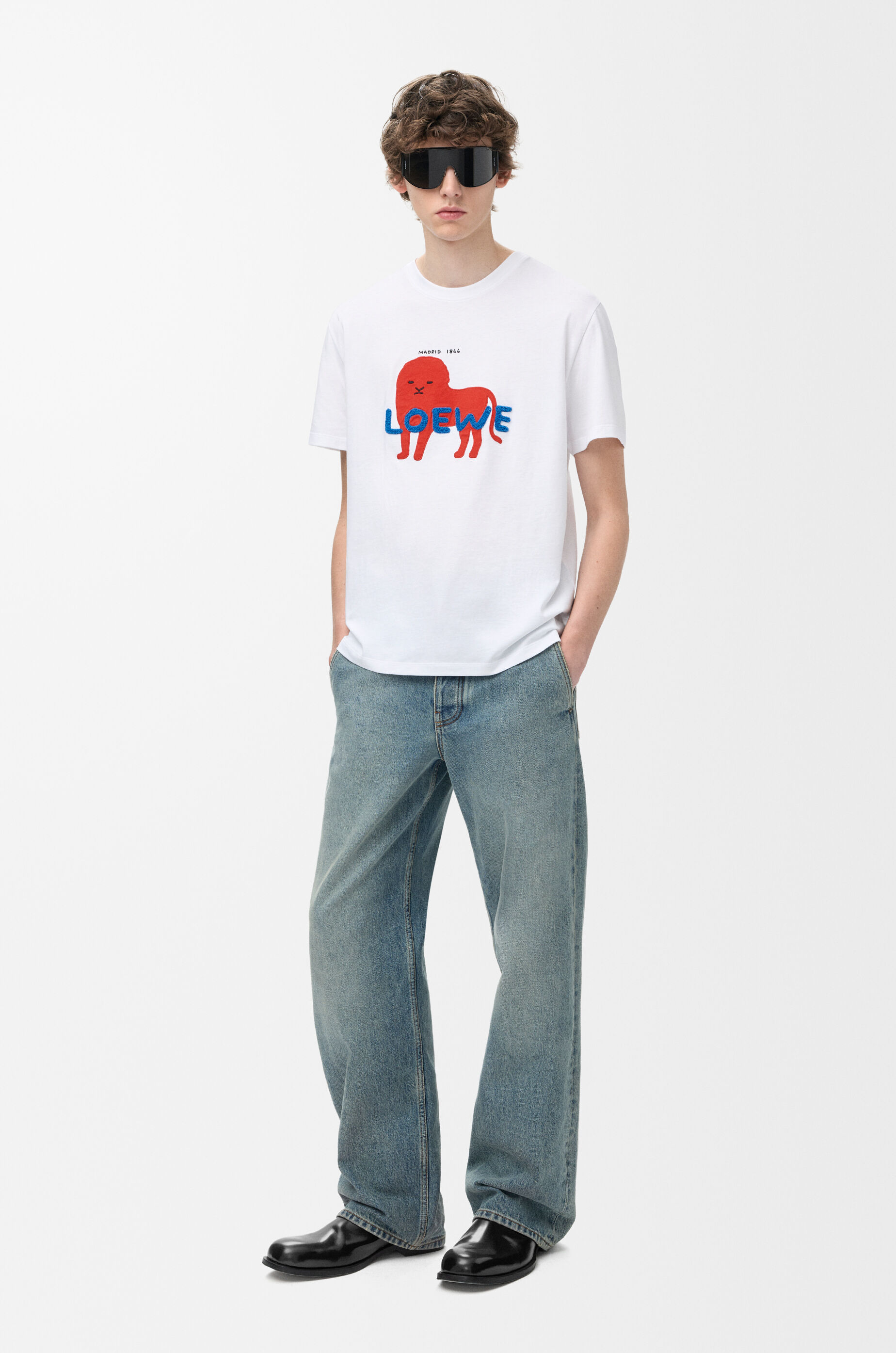 LOEWE Relaxed fit T-shirt in cotton White