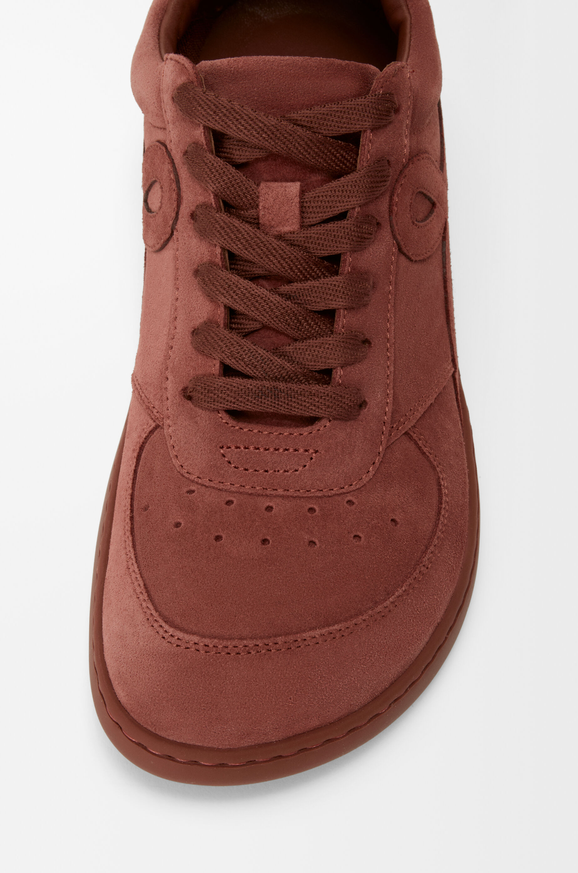 LOEWE Jambo sneaker in suede calfskin Burnt Red