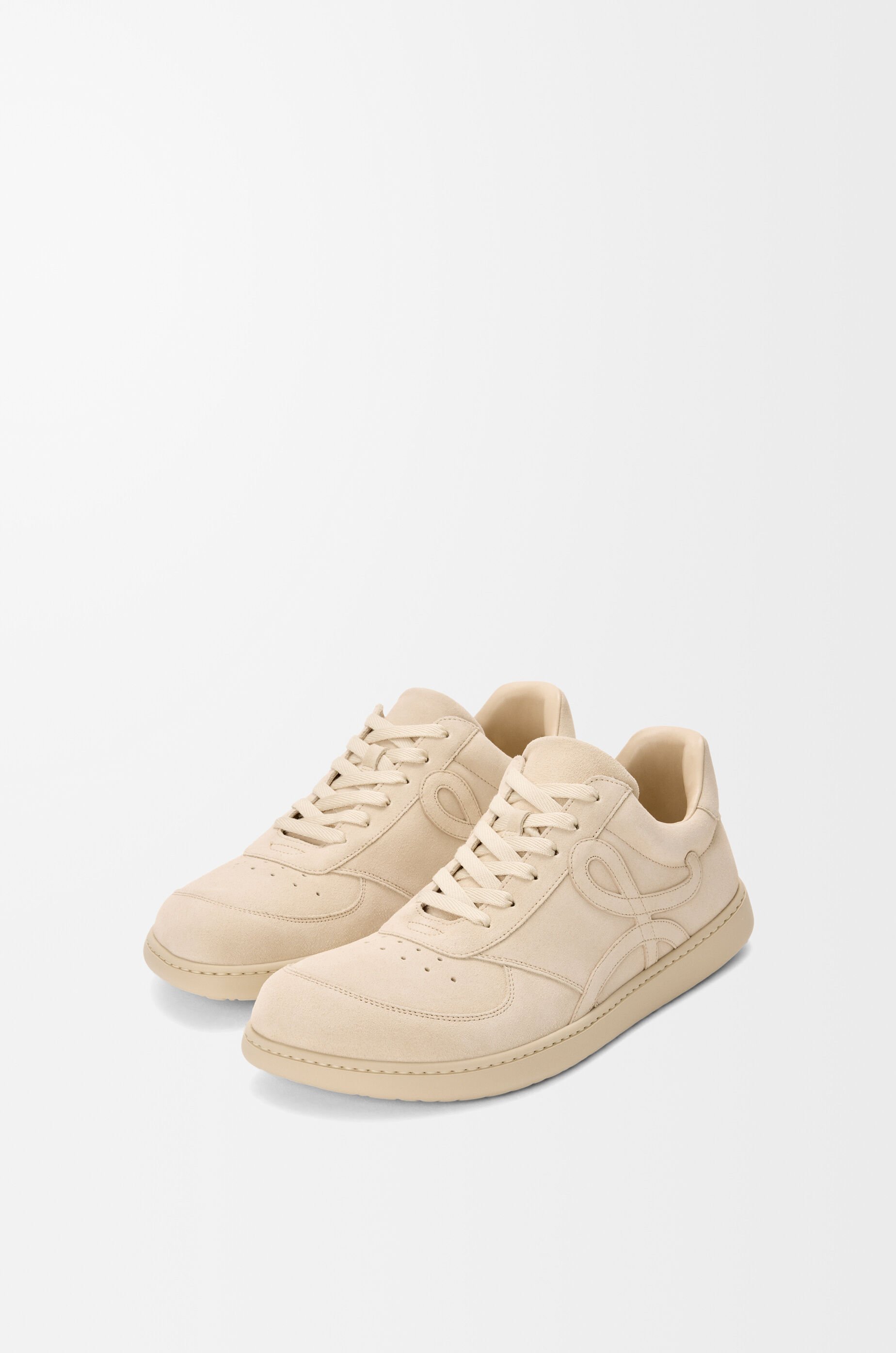 LOEWE Jambo sneaker in suede calfskin  Oat Milk