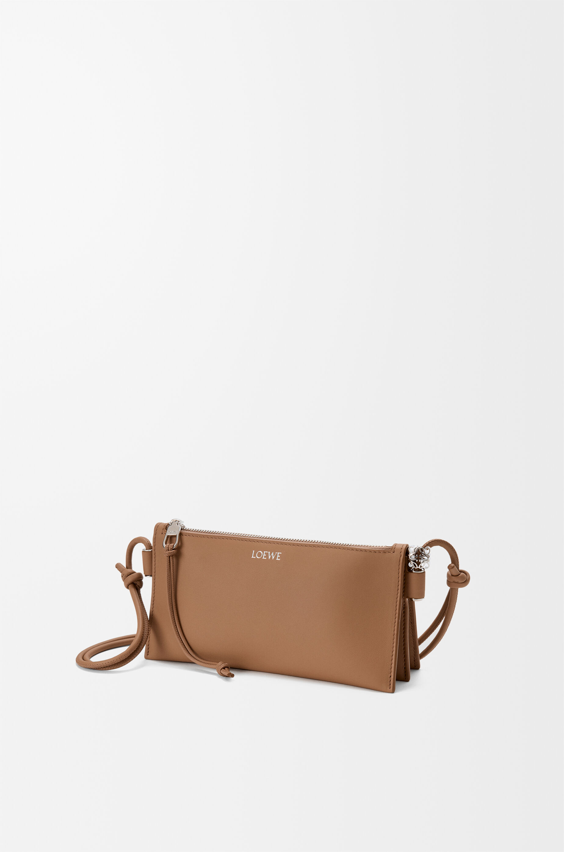 LOEWE Joya pouch in nappa calfskin Mocha