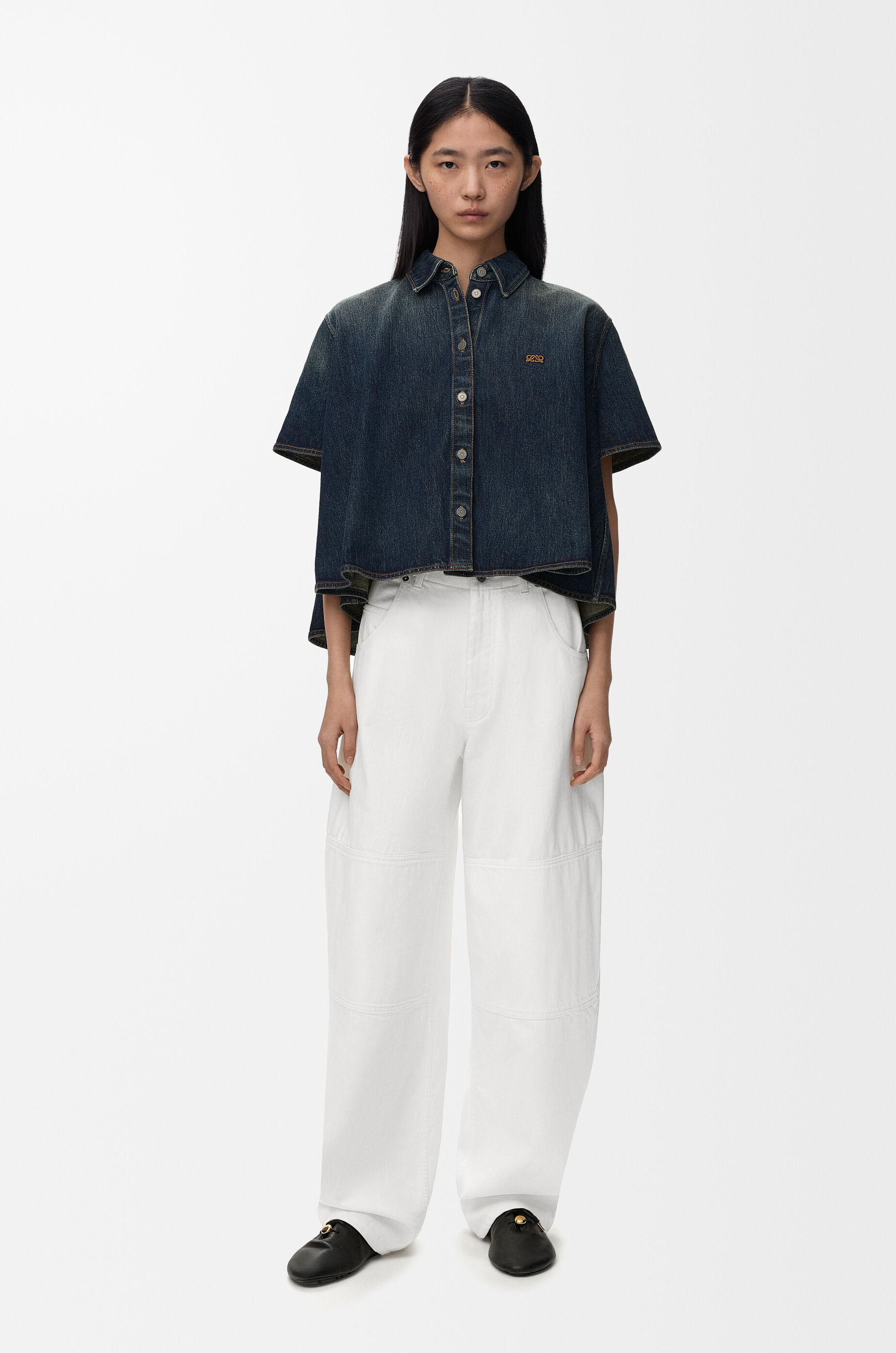 LOEWE Jeans in denim White