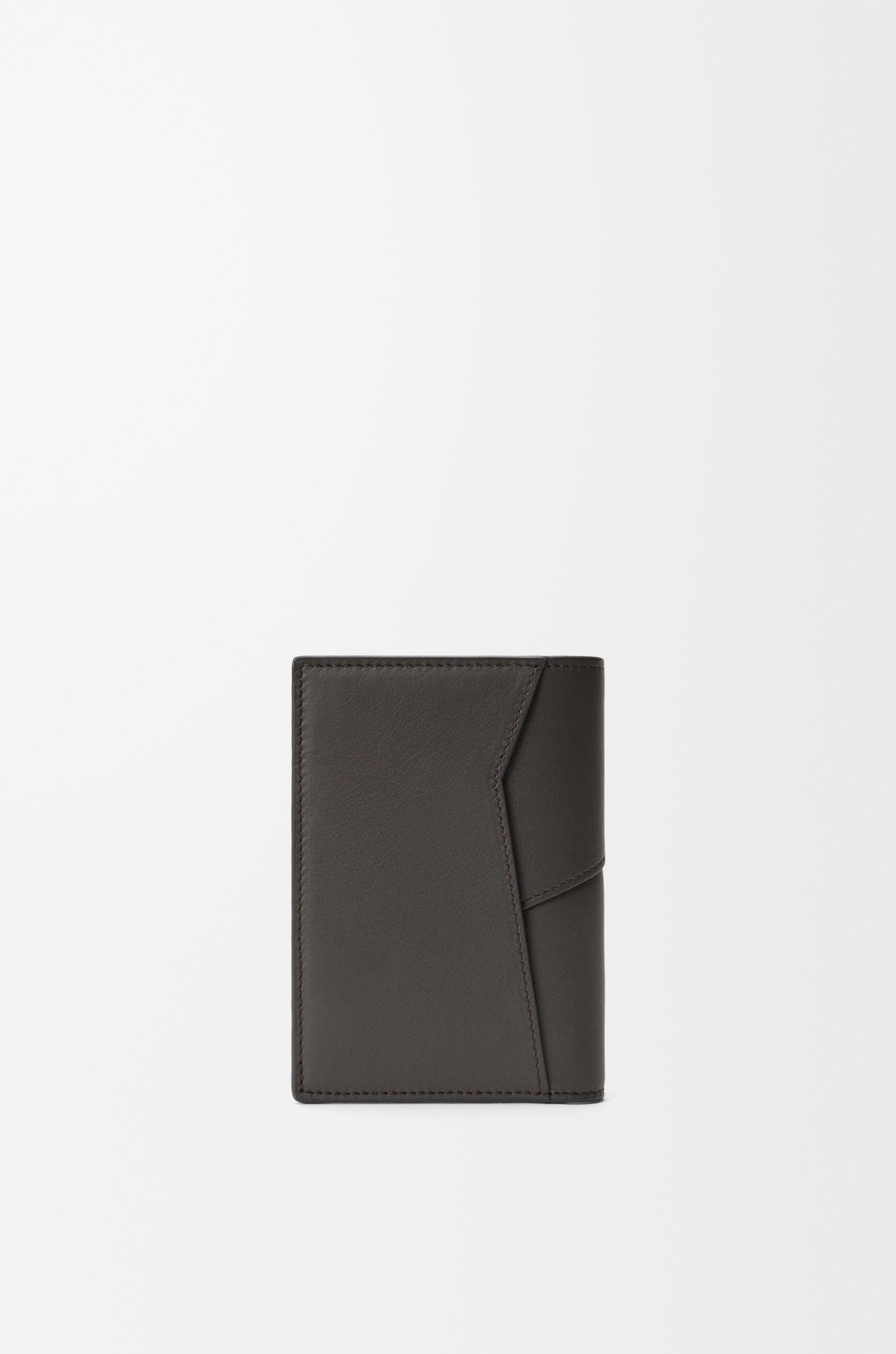 LOEWE Puzzle bifold cardholder in classic calfskin Dark Grey