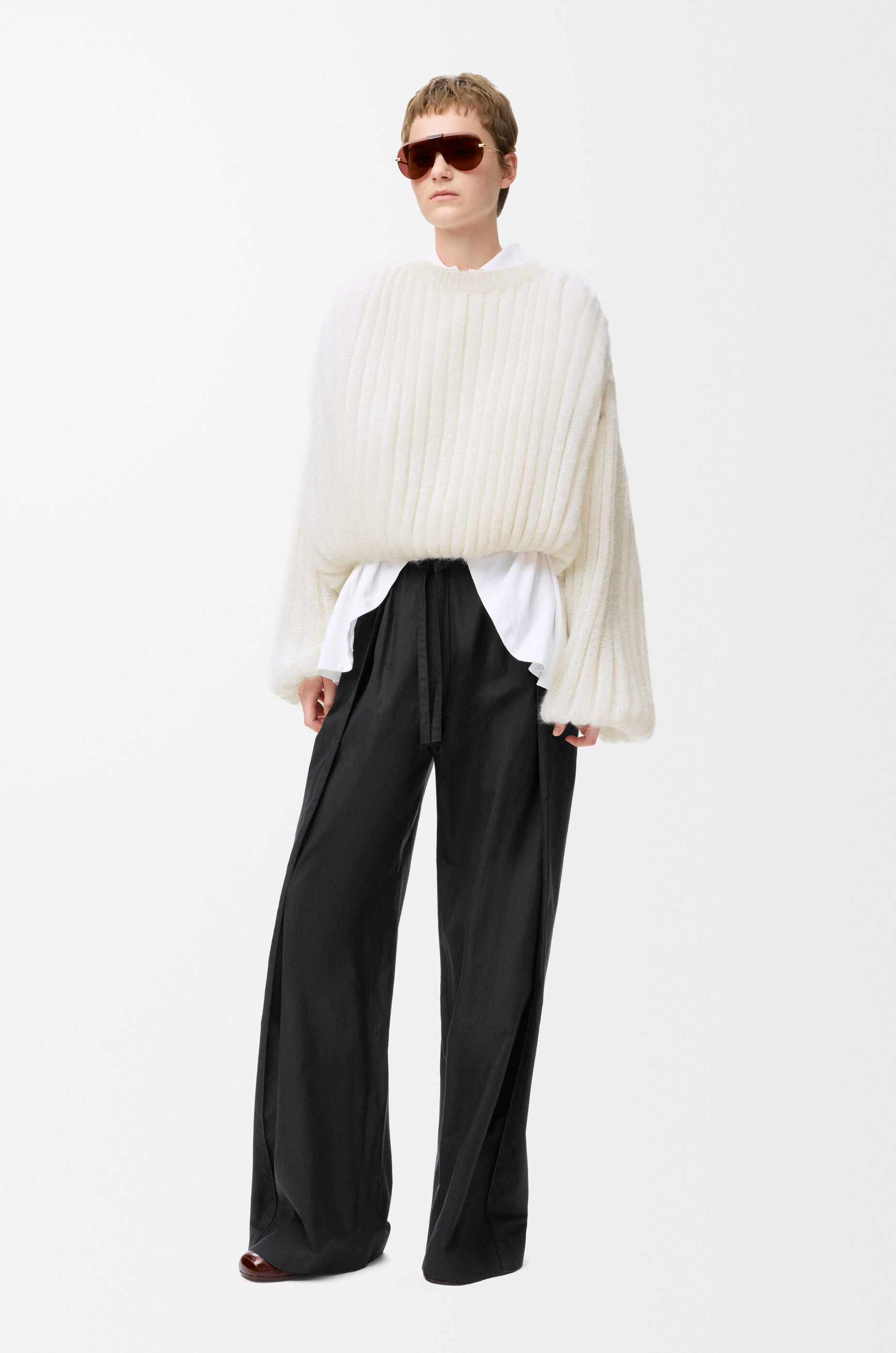 LOEWE Sweater in mohair blend White