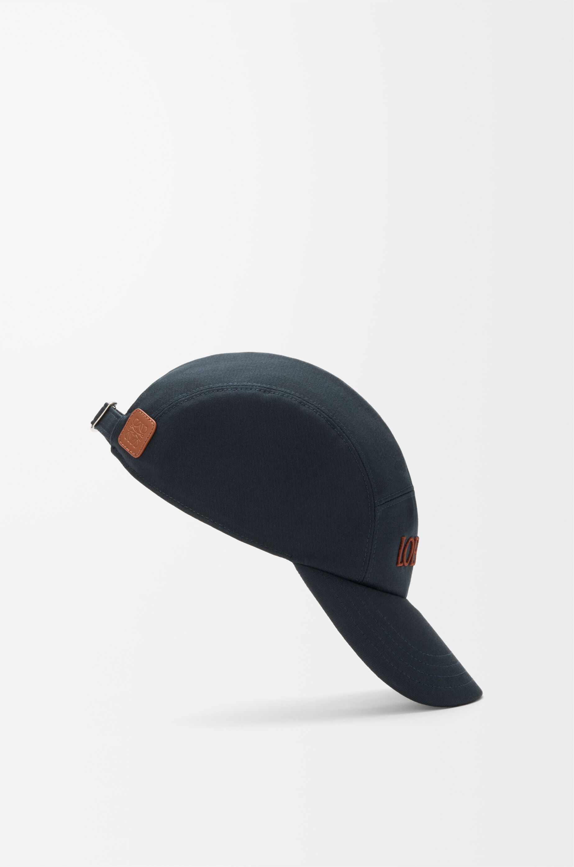 LOEWE Camp cap in cotton Deep Navy