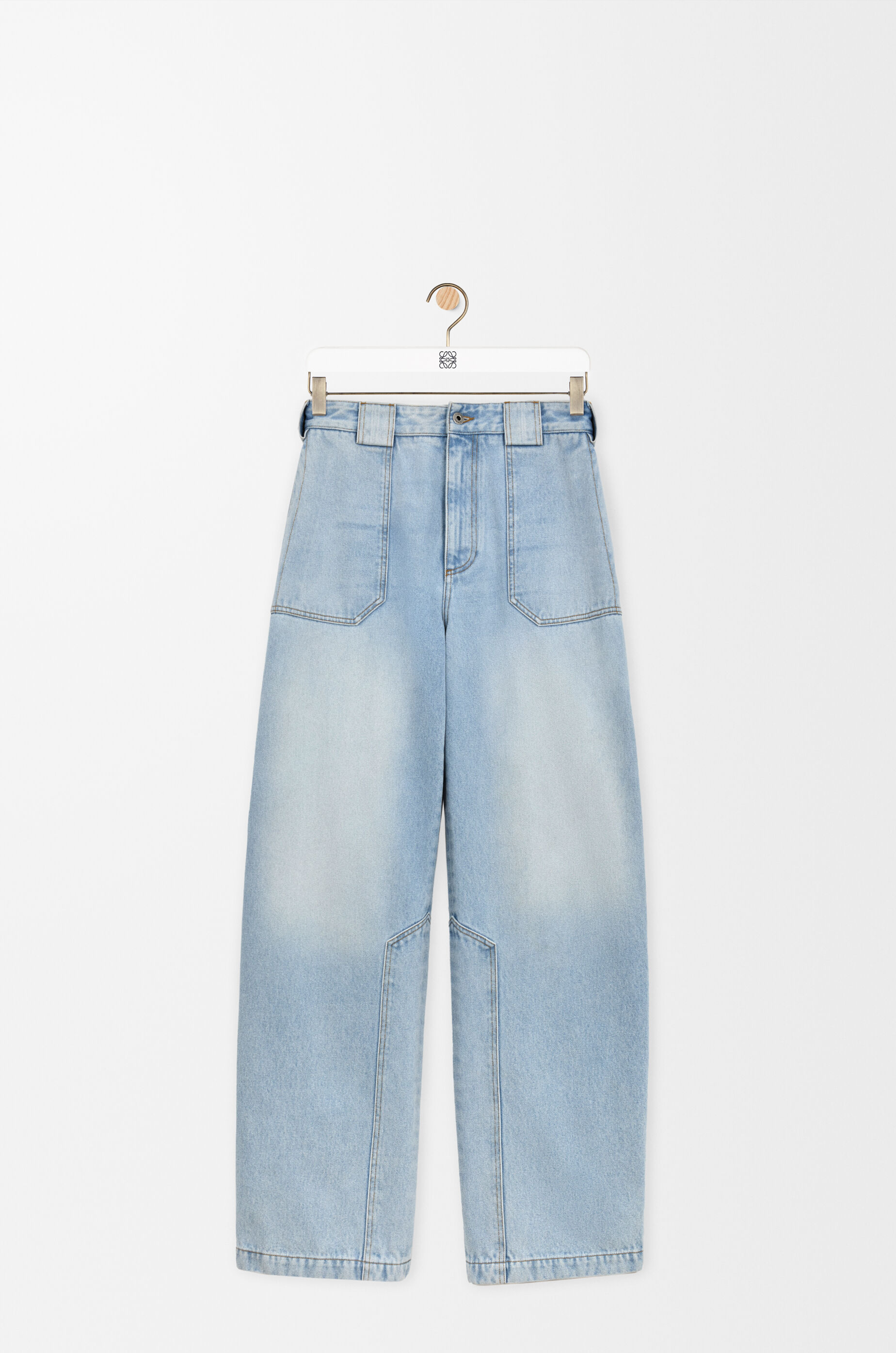 LOEWE Trousers in denim Washed Blue