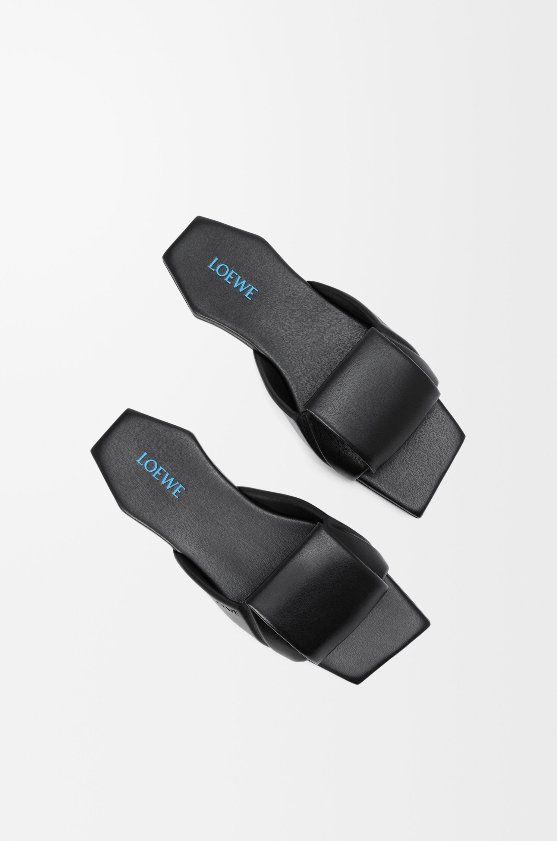 LOEWE Origami slide in lambskin Black