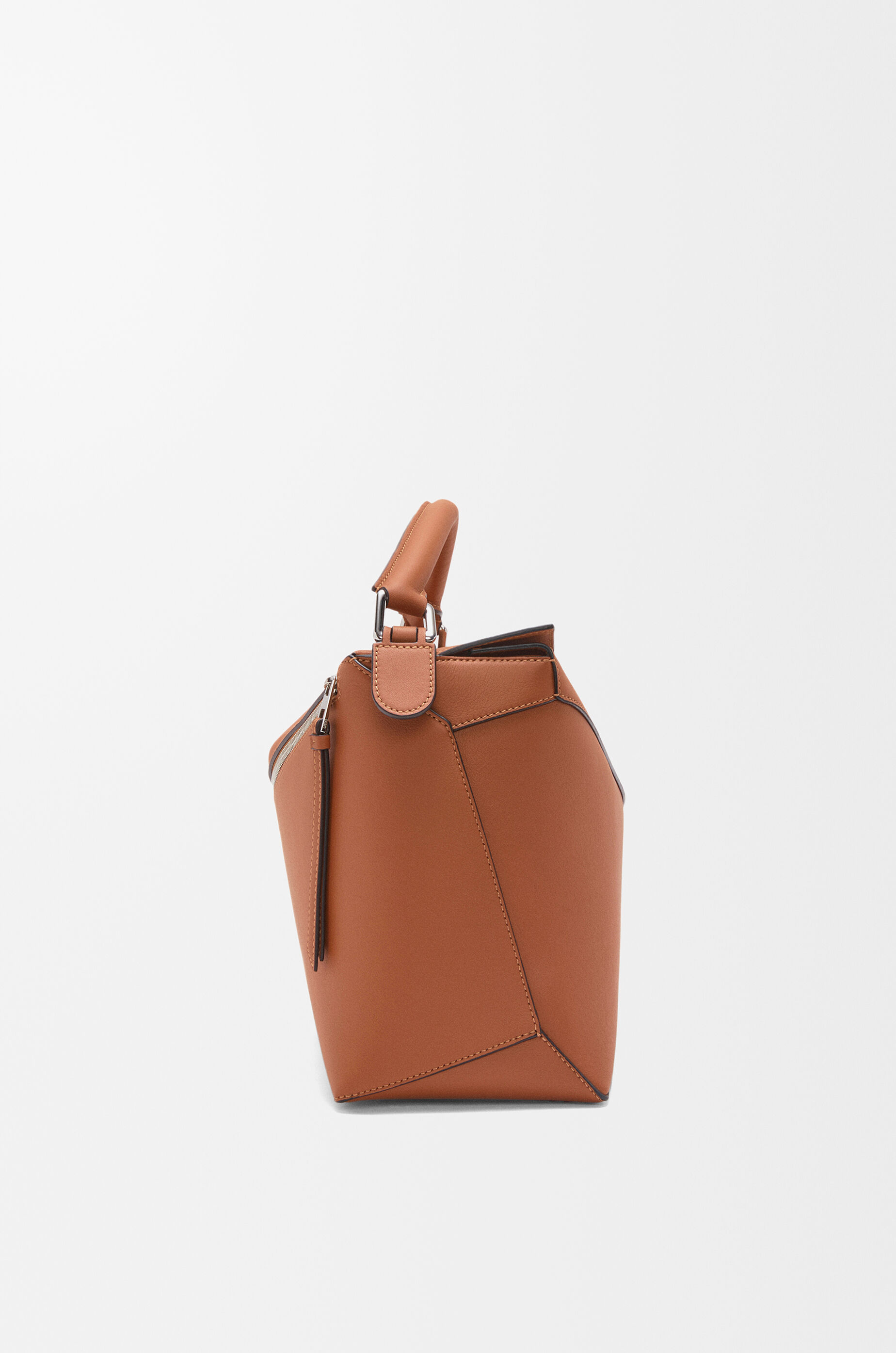 LOEWE Large Puzzle Edge bag in classic calfskin Tan