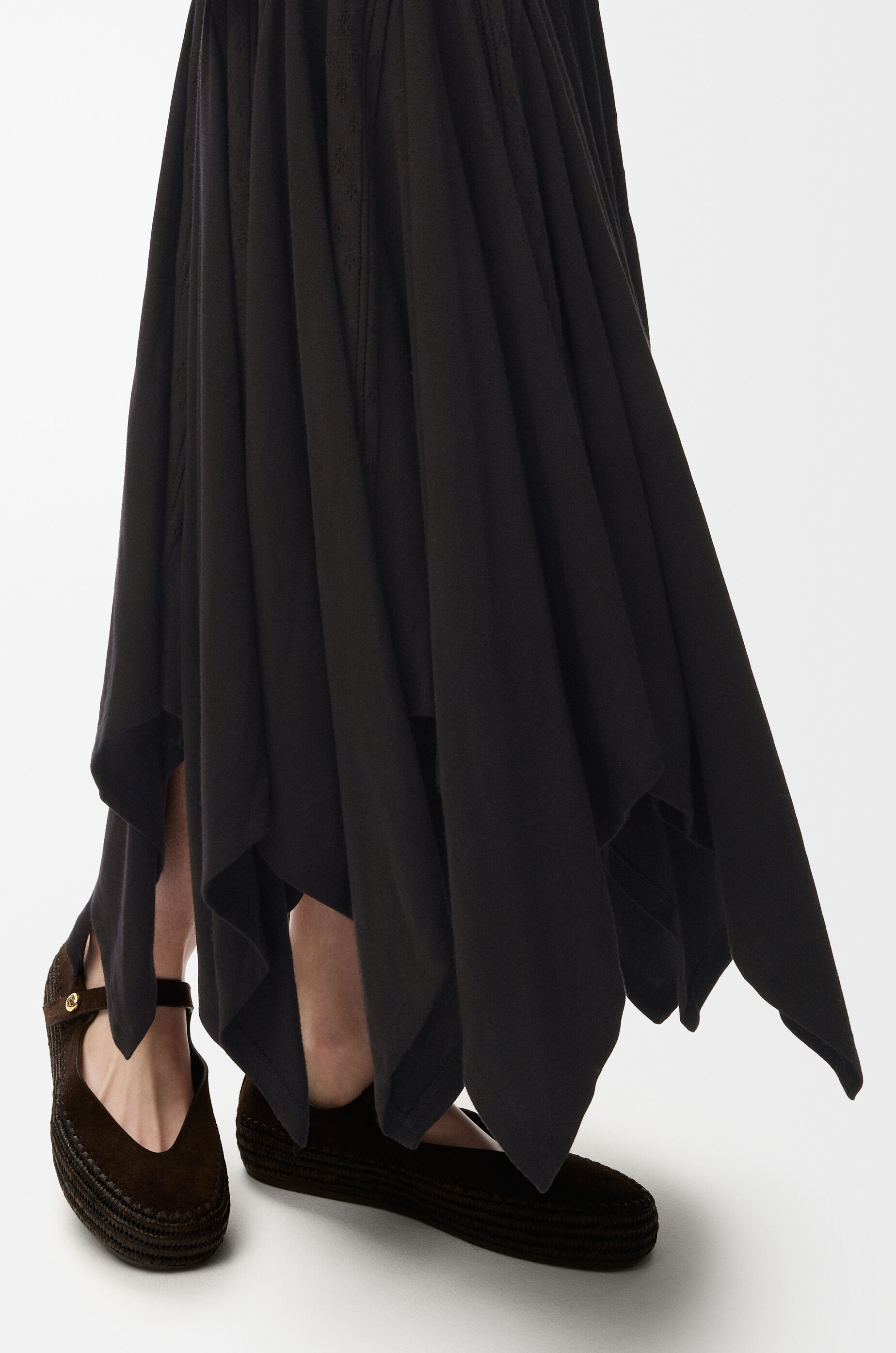 LOEWE Tank dress in cotton Black