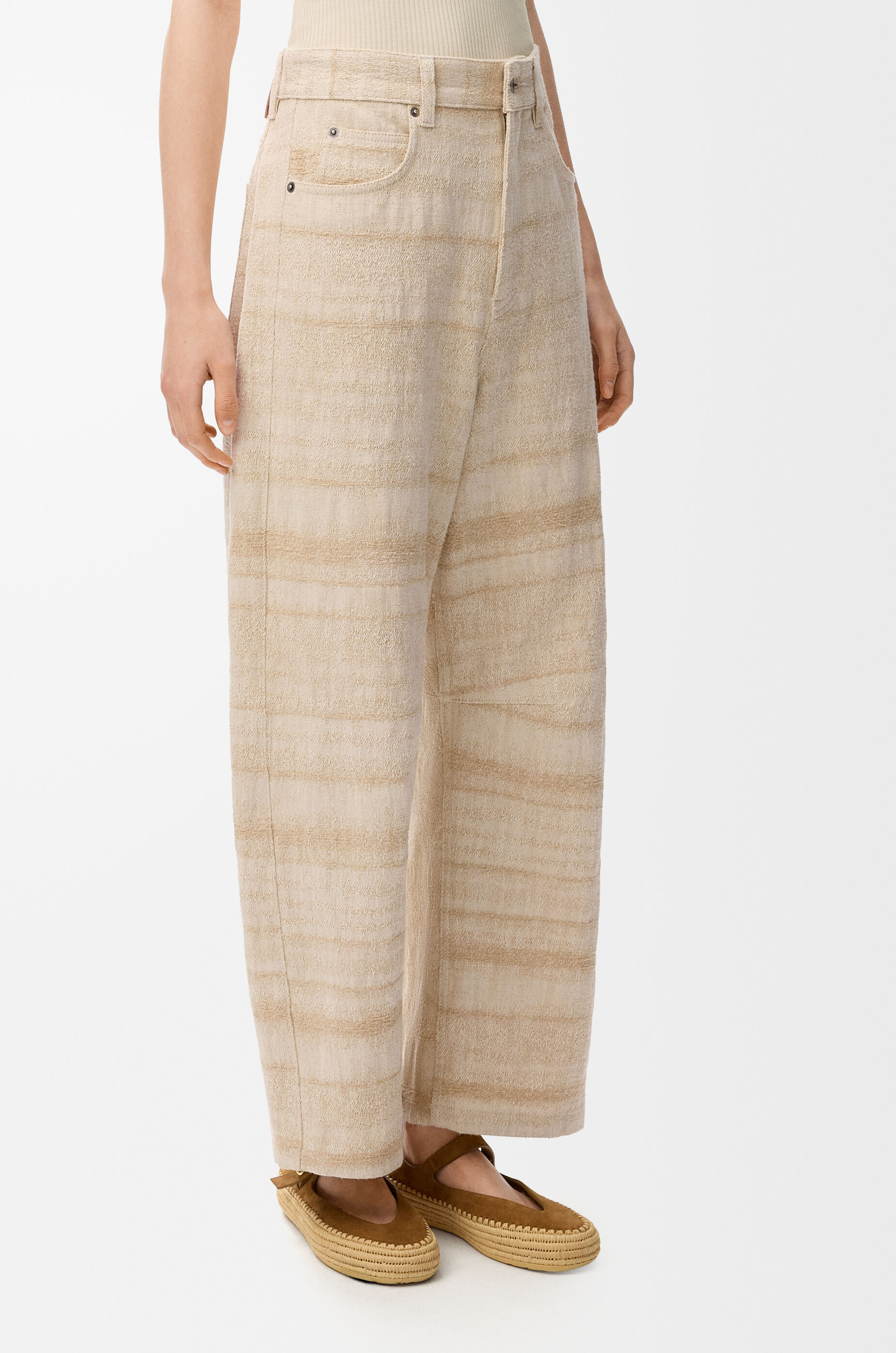 LOEWE Barrel Jeans in denim Sand