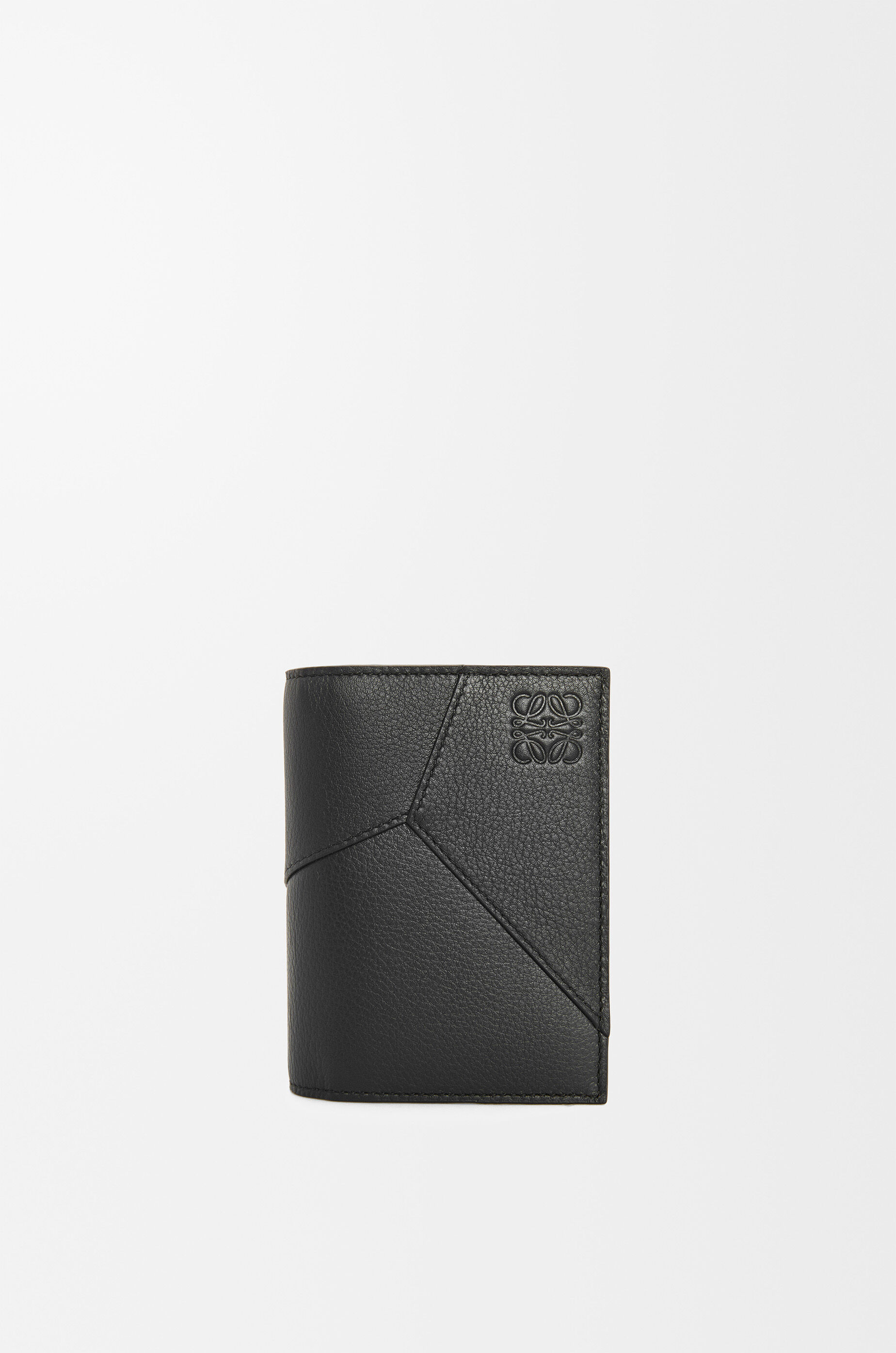 LOEWE Puzzle bifold cardholder in classic calfskin Black
