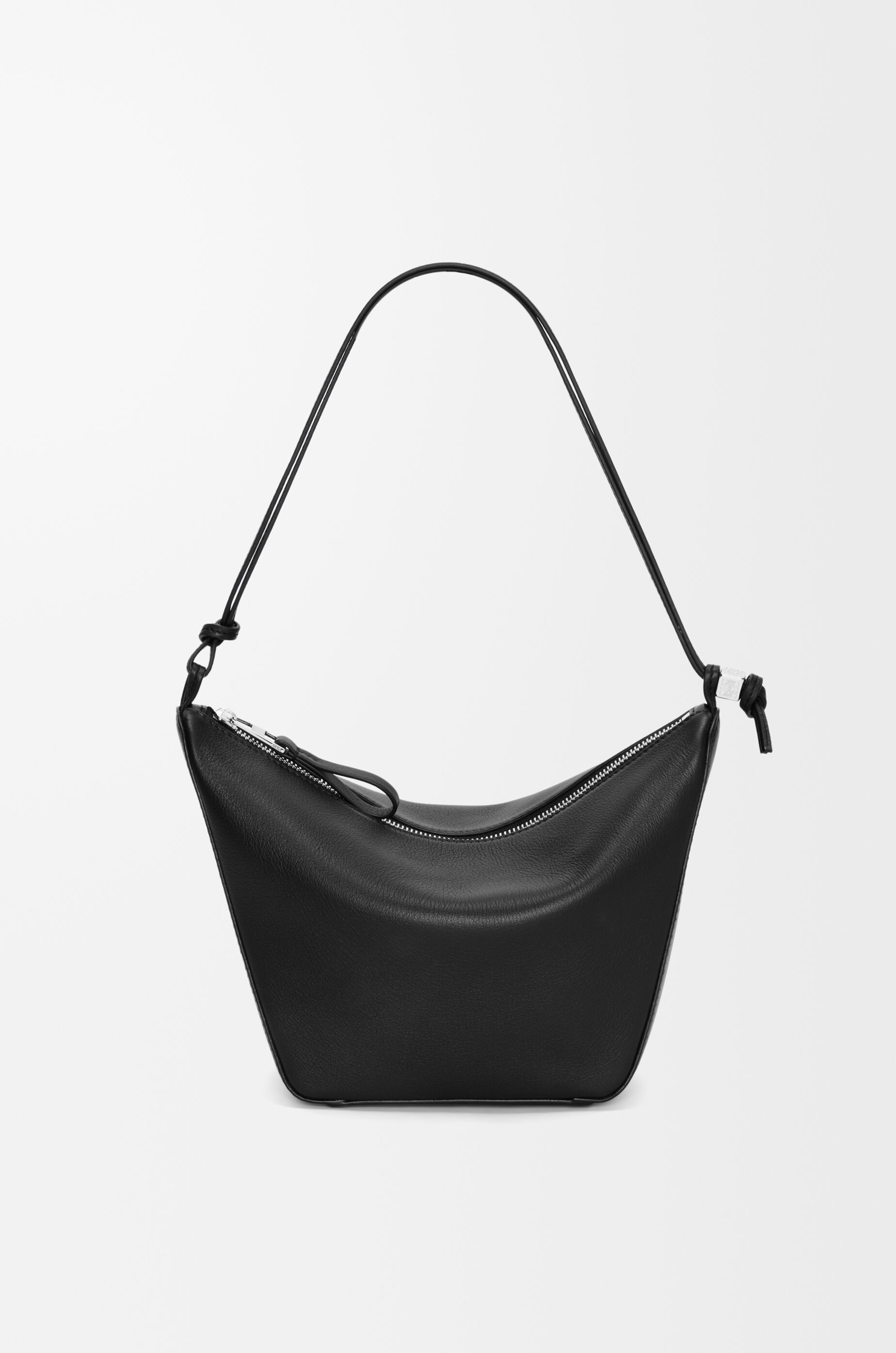 LOEWE Mini Hammock hobo in classic calfskin Black
