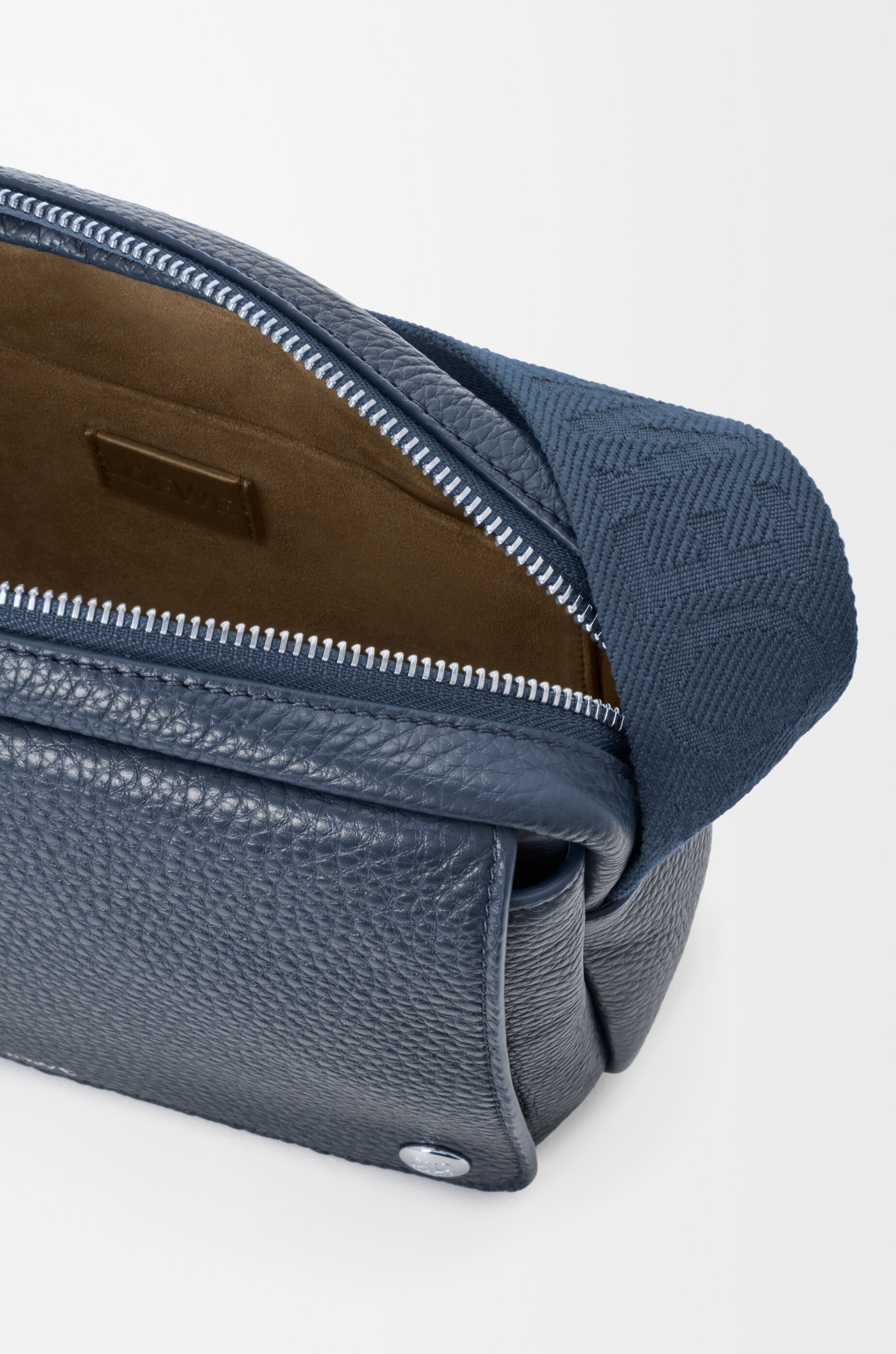 LOEWE Medium Pebble messenger bag in supple grained calfskin Indigo Dye