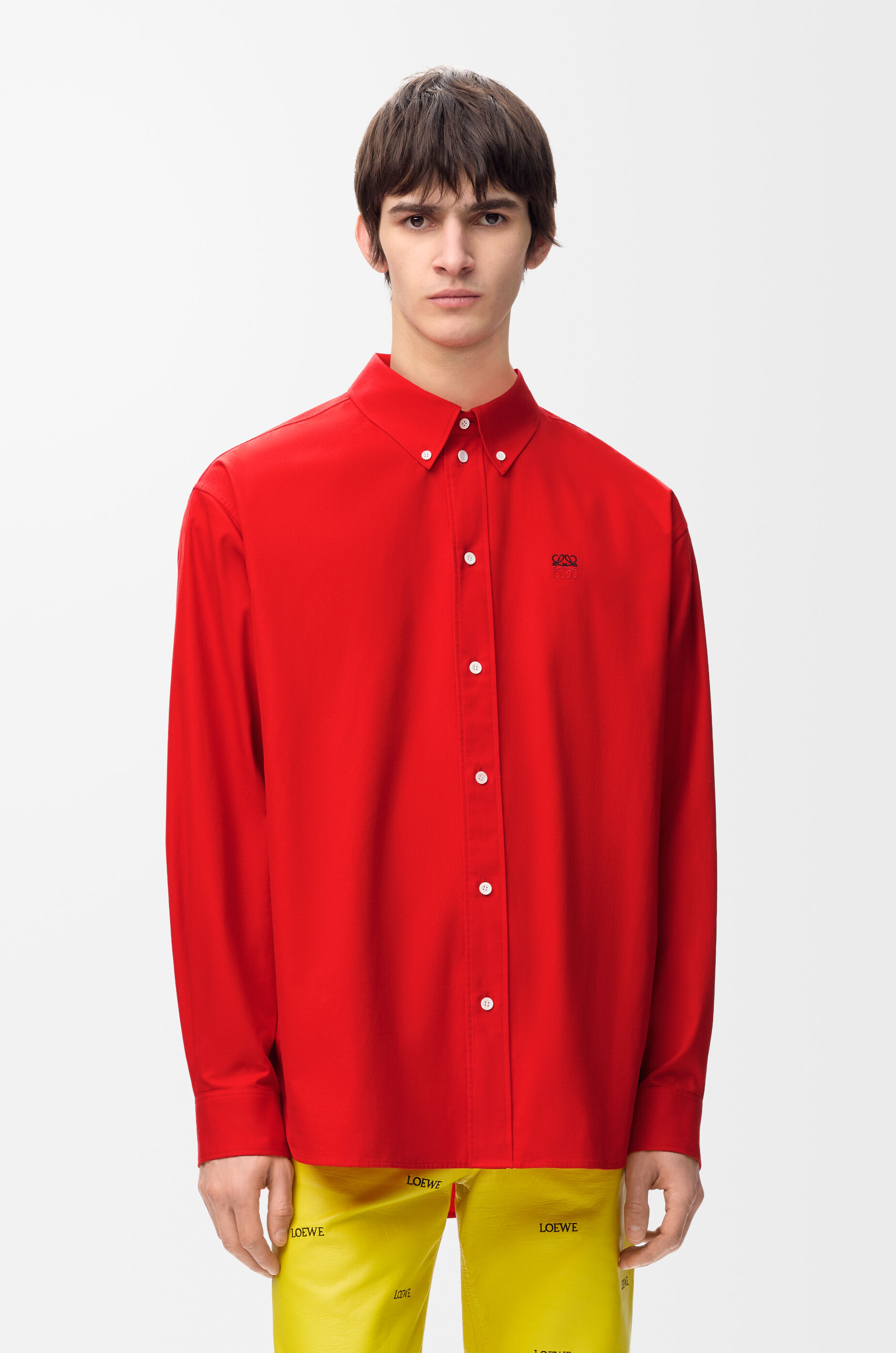 LOEWE Shirt in cotton Red