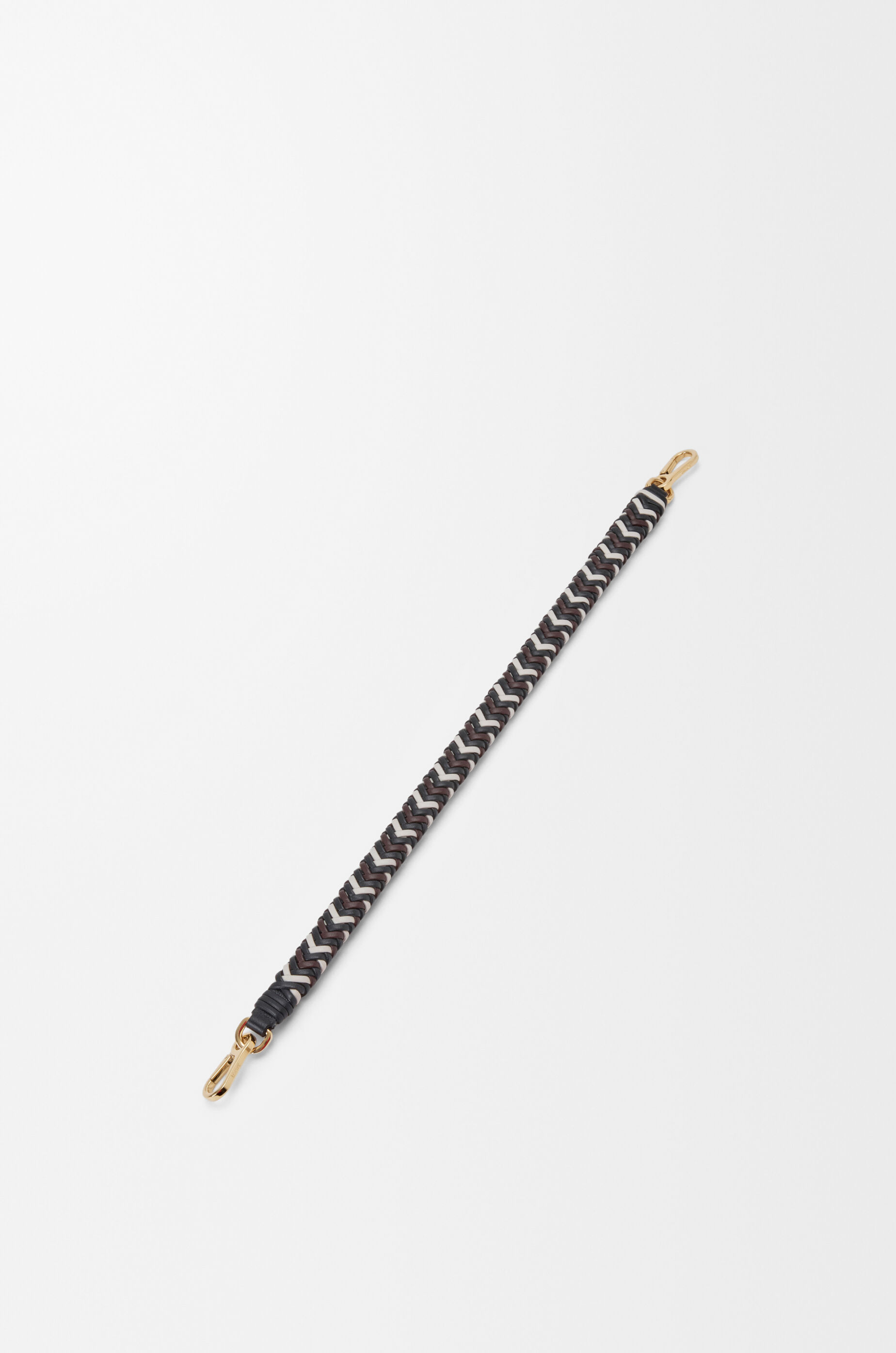 LOEWE Arrow short strap in calfskin Black/Chocolate