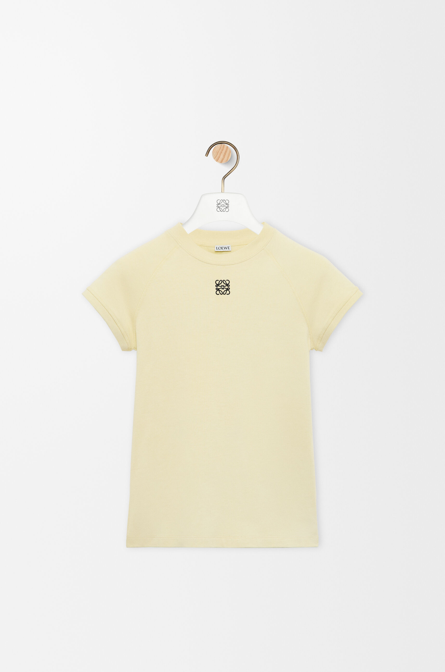 LOEWE Small fit T-shirt in cotton blend Light Yellow