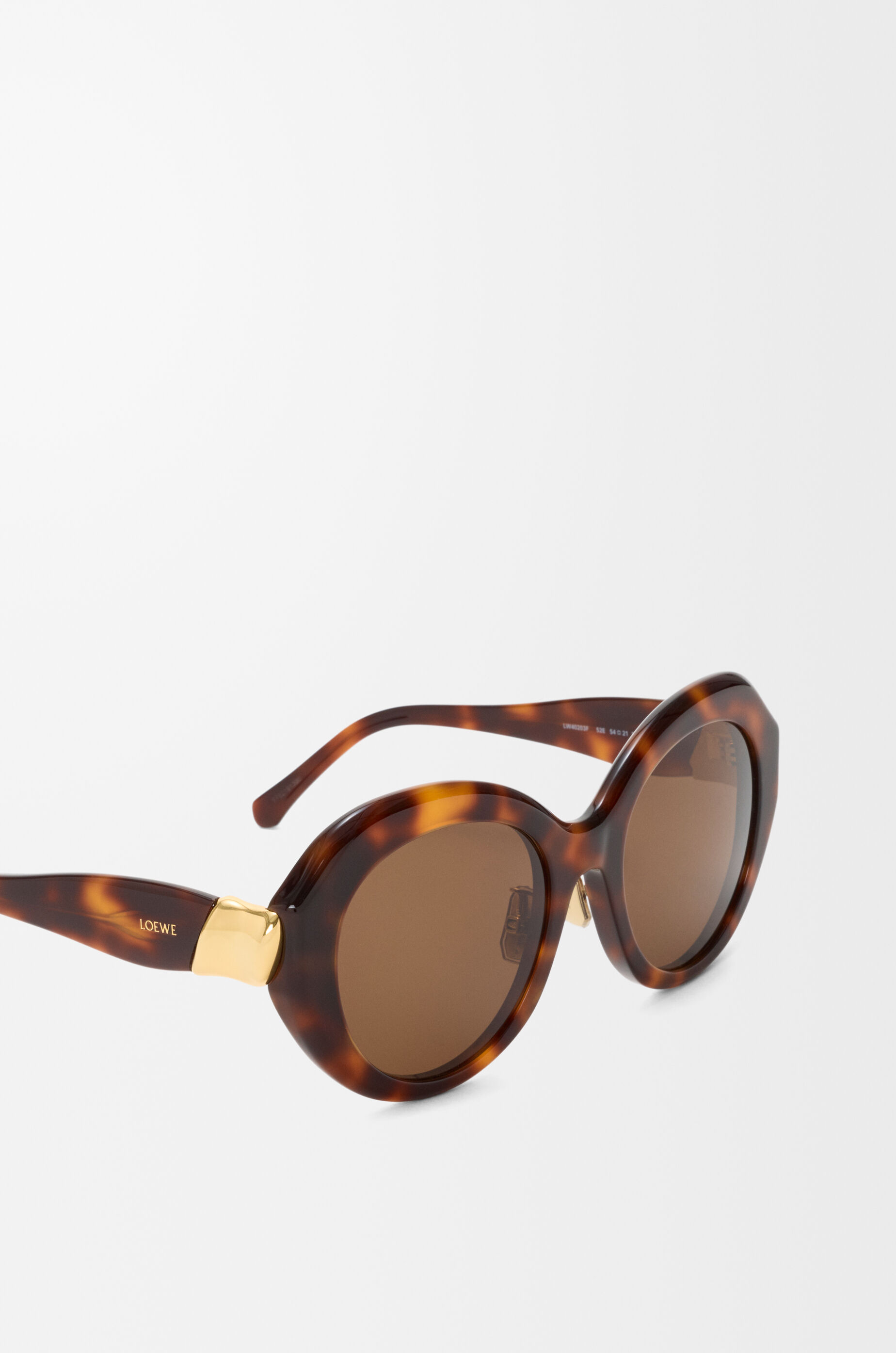 LOEWE Coil Butterfly sunglasses Havana
