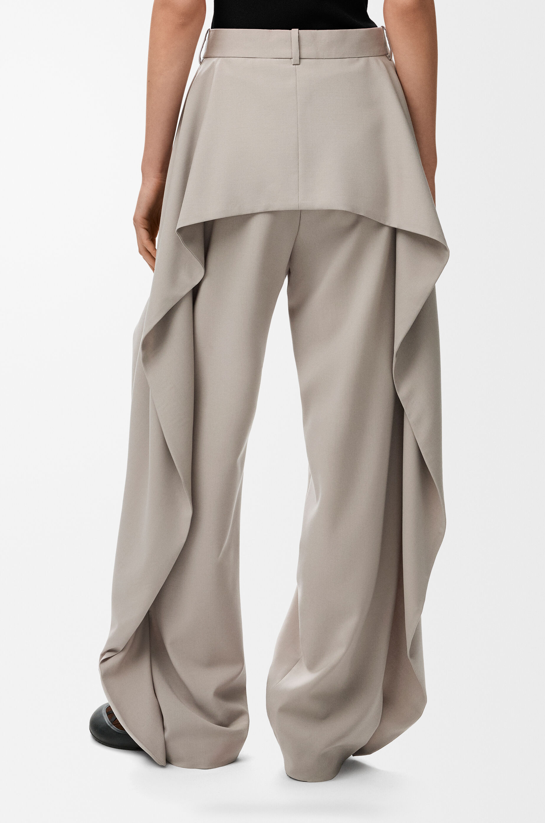 LOEWE Trousers in wool Light Taupe