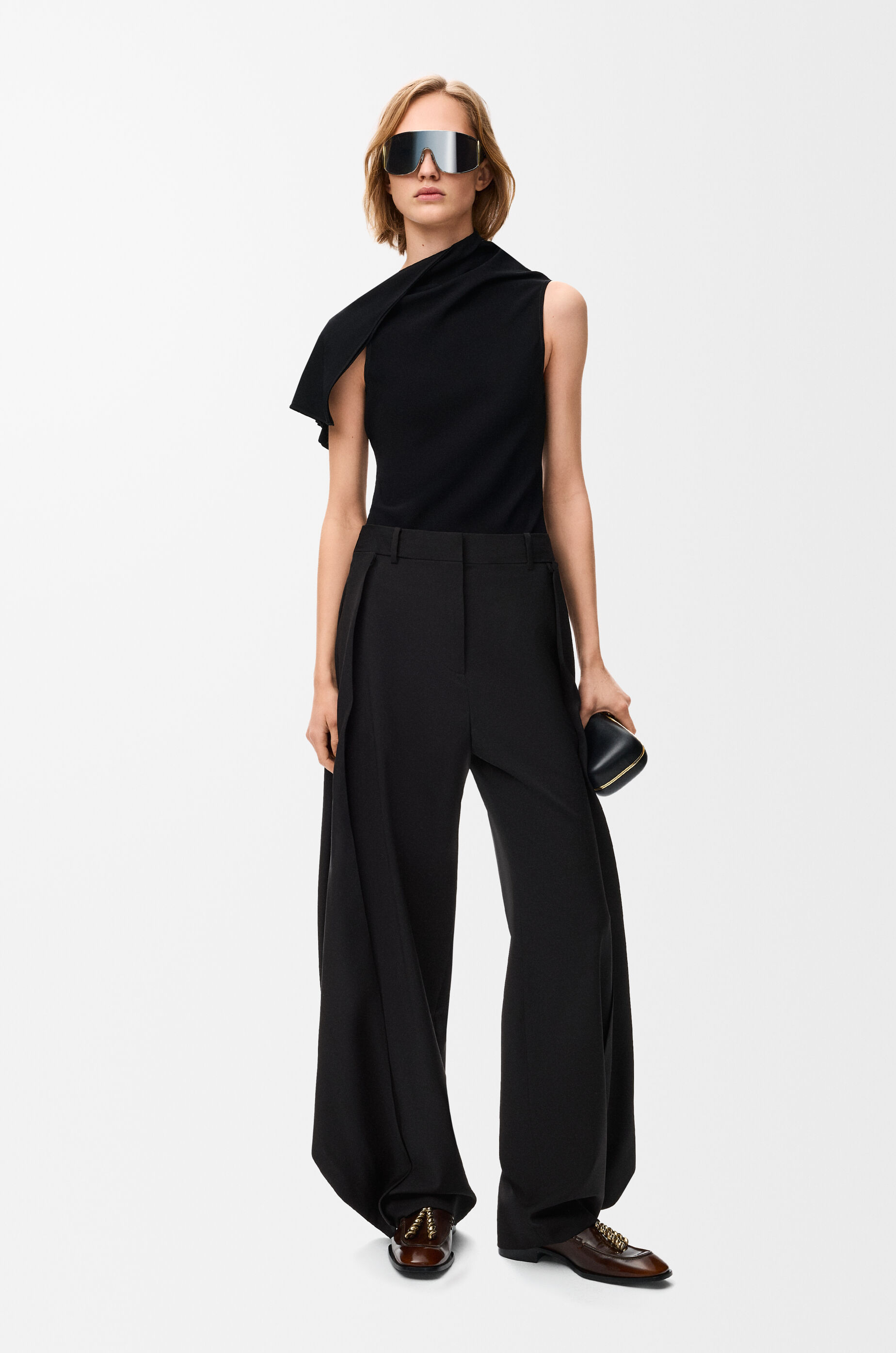 LOEWE Trousers in wool Black