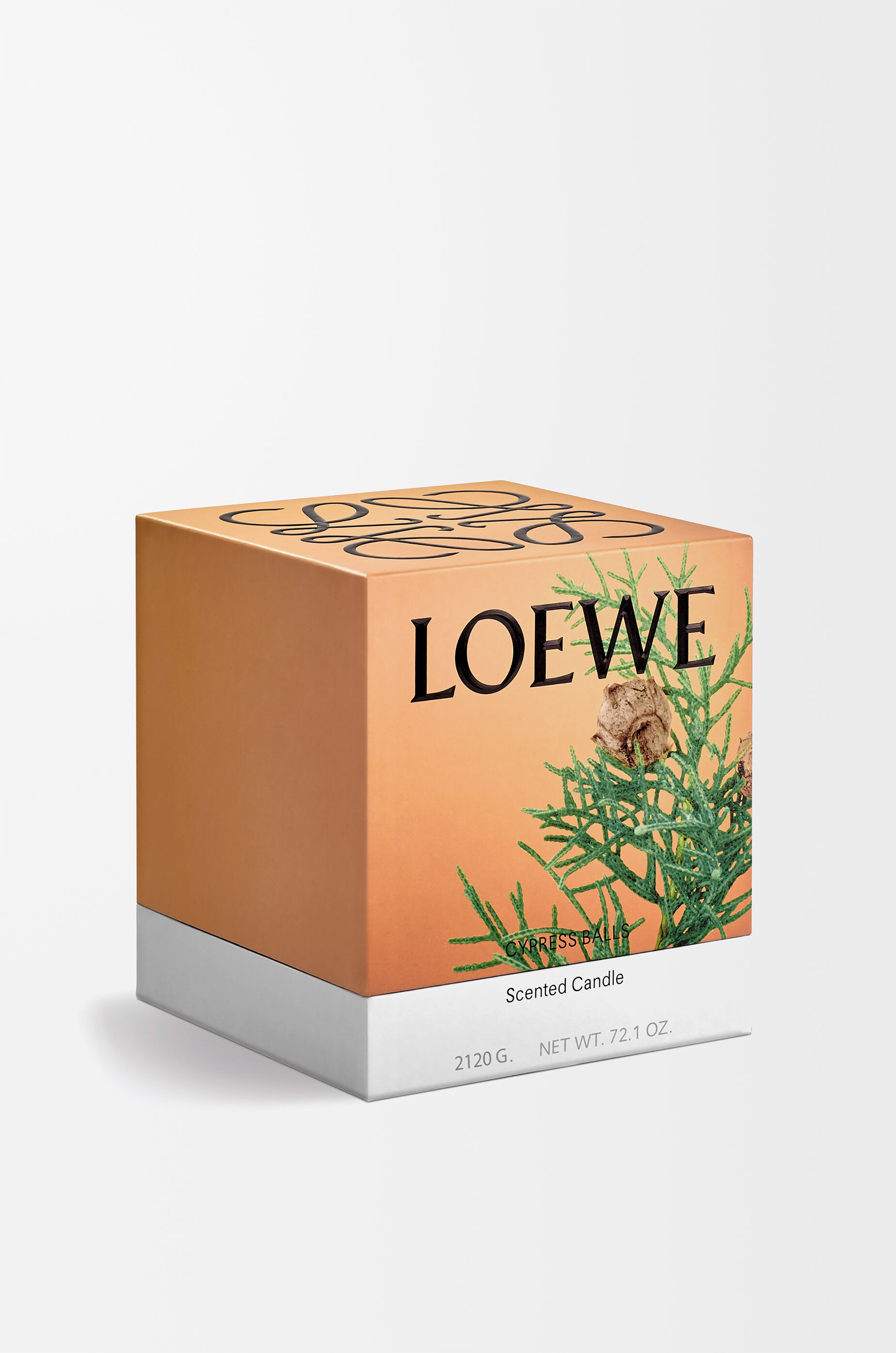 LOEWE Large Cypress Balls candle Baby Blue