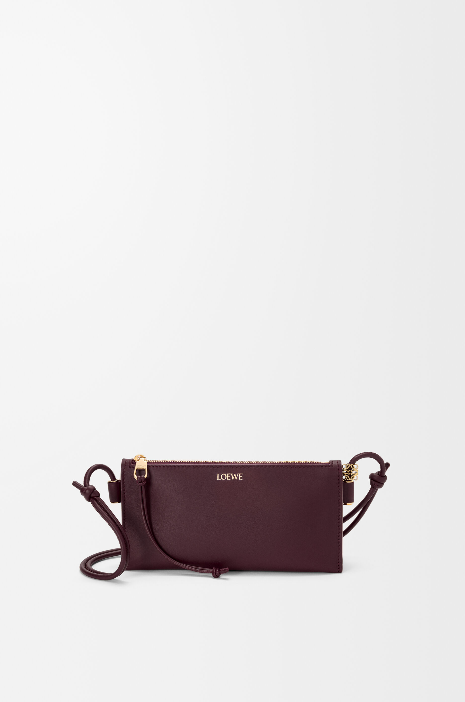 LOEWE Joya pouch in nappa calfskin Dark Burgundy
