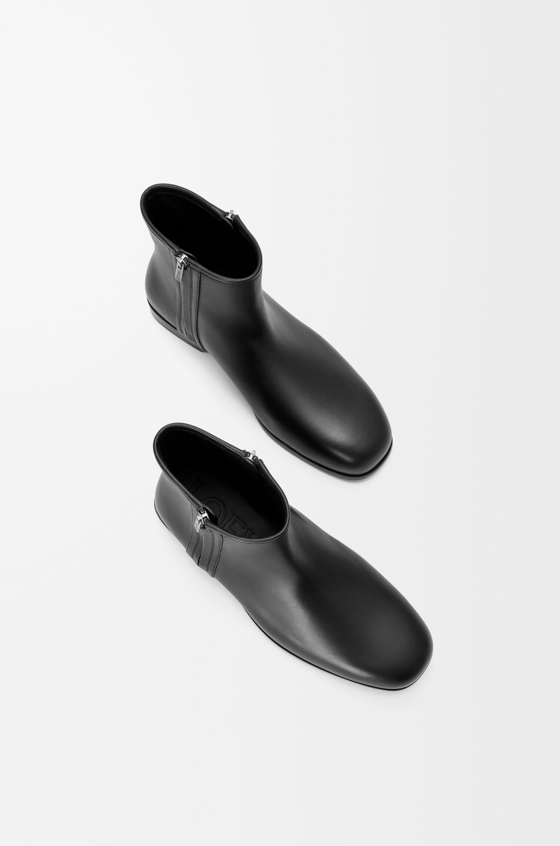 LOEWE Bobine ankle boot in smooth calfskin Black