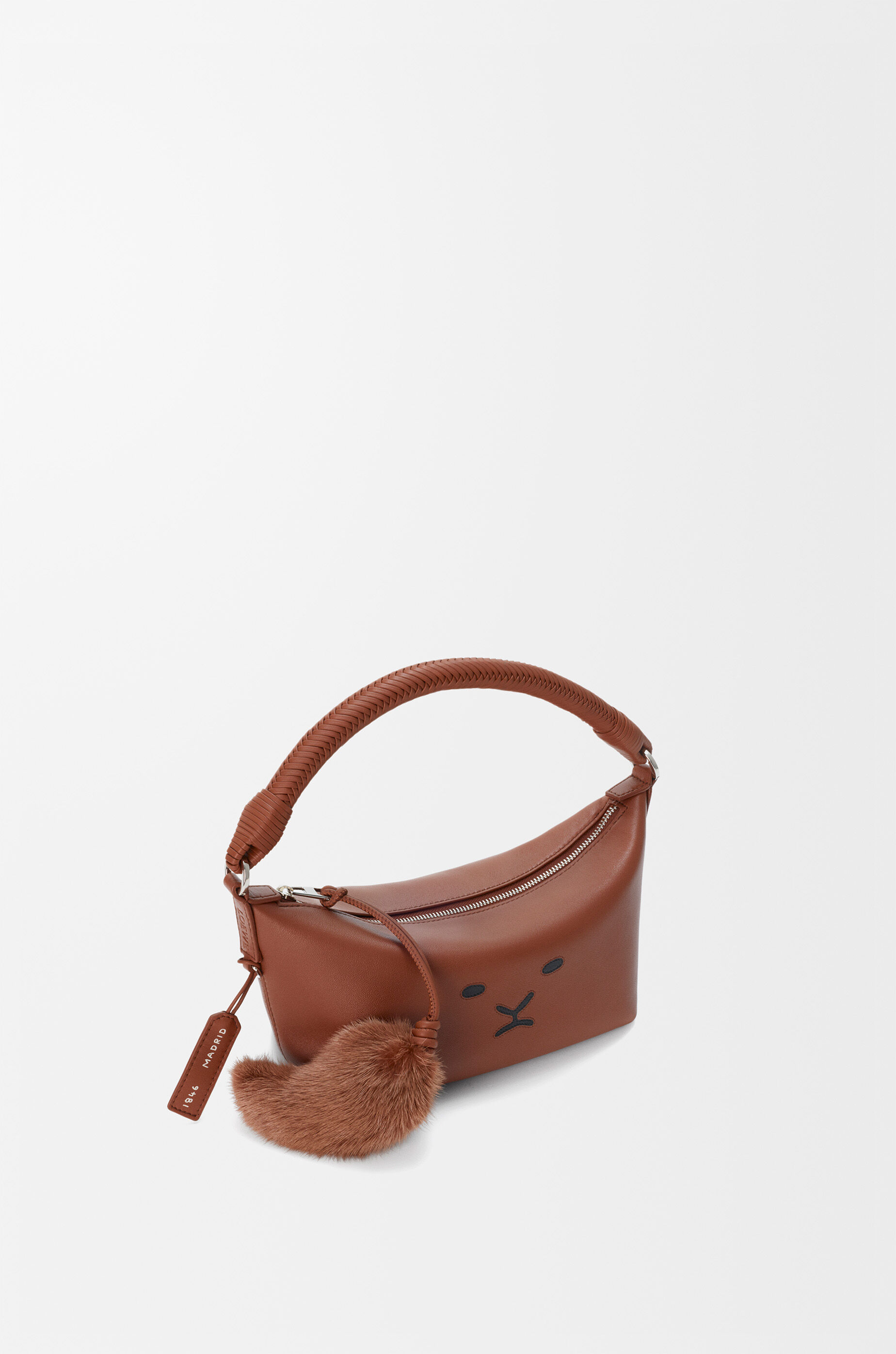 LOEWE Cala mini bag in mellow nappa lambskin Pecan