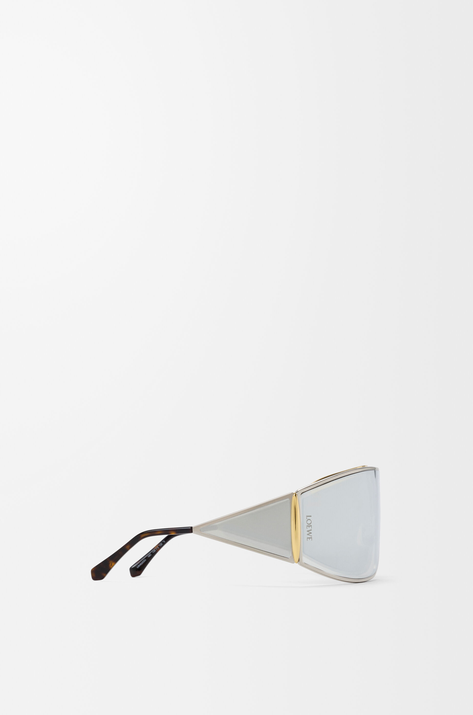 LOEWE Speed Shield sunglasses  Silver/Gold