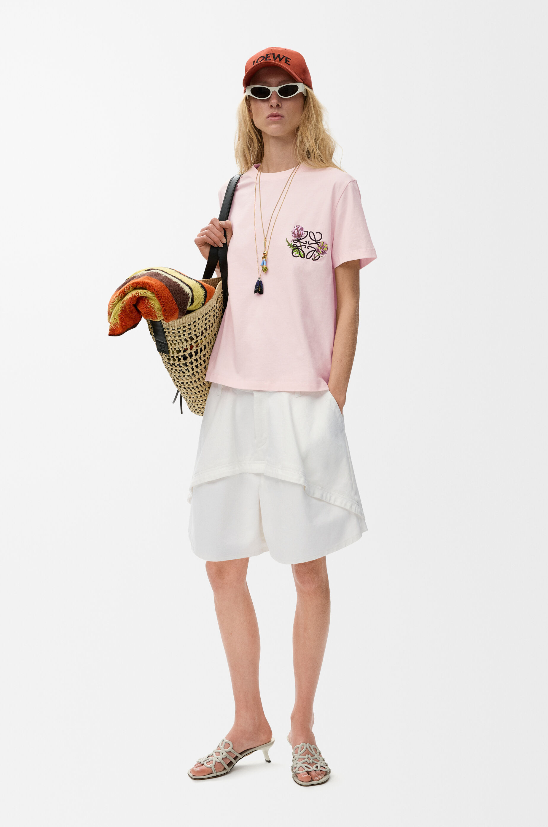 LOEWE Shorts in denim White