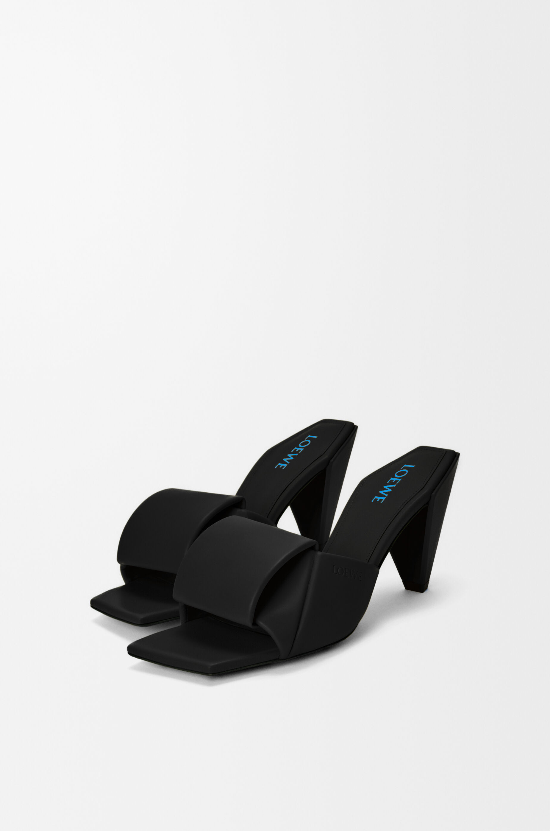 LOEWE Origami slide in lambskin Black