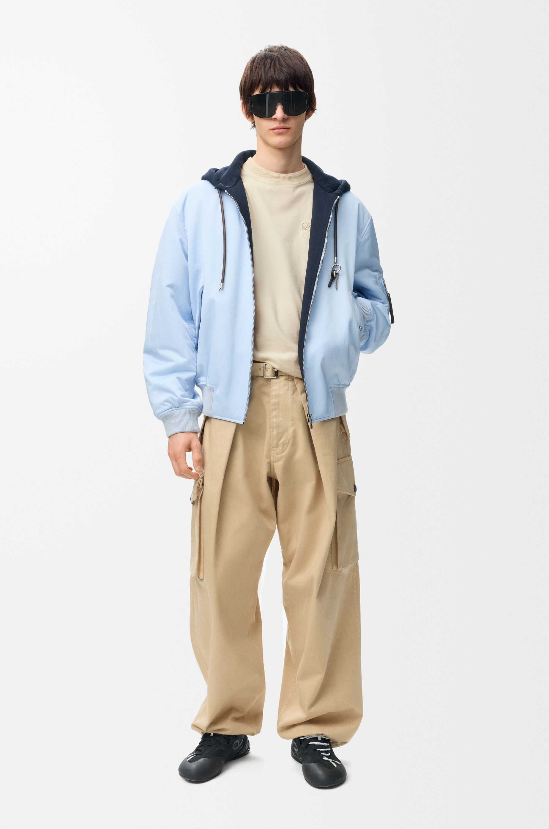 LOEWE Regular fit T-shirt in cotton Beige