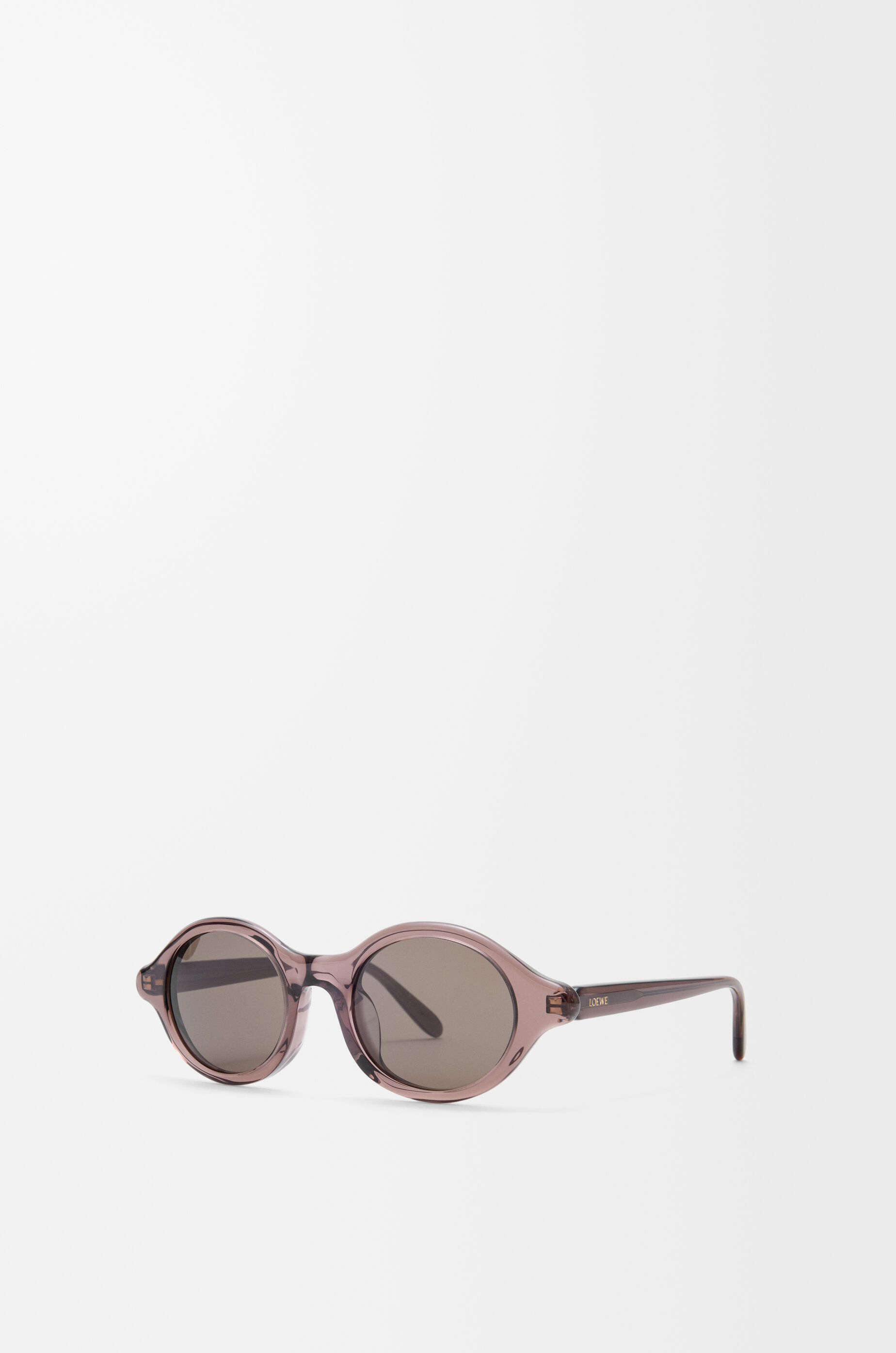 LOEWE Epsilon Slim sunglasses Transparent Brown