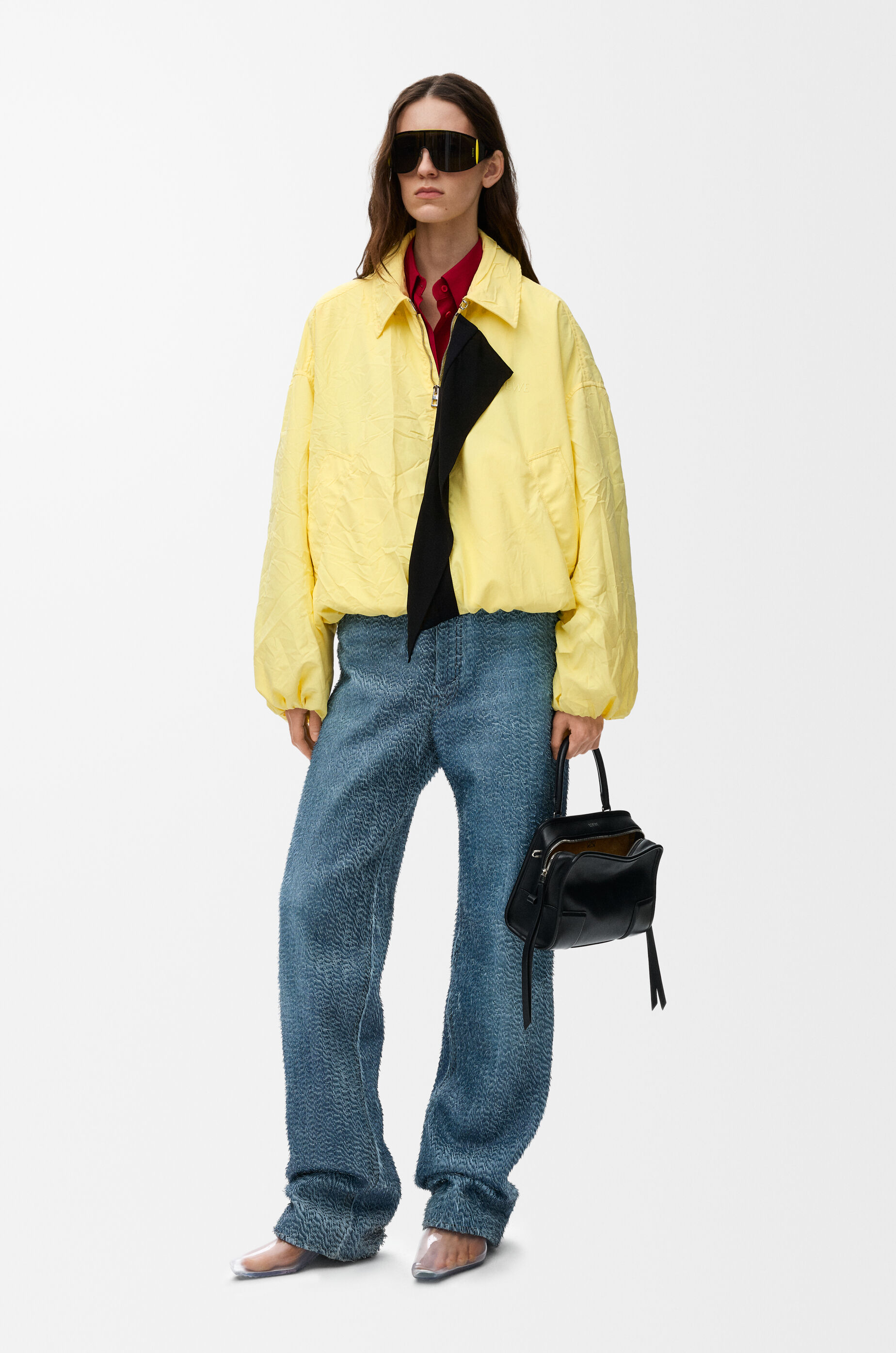 LOEWE Jacket in technical fabric Light Yellow