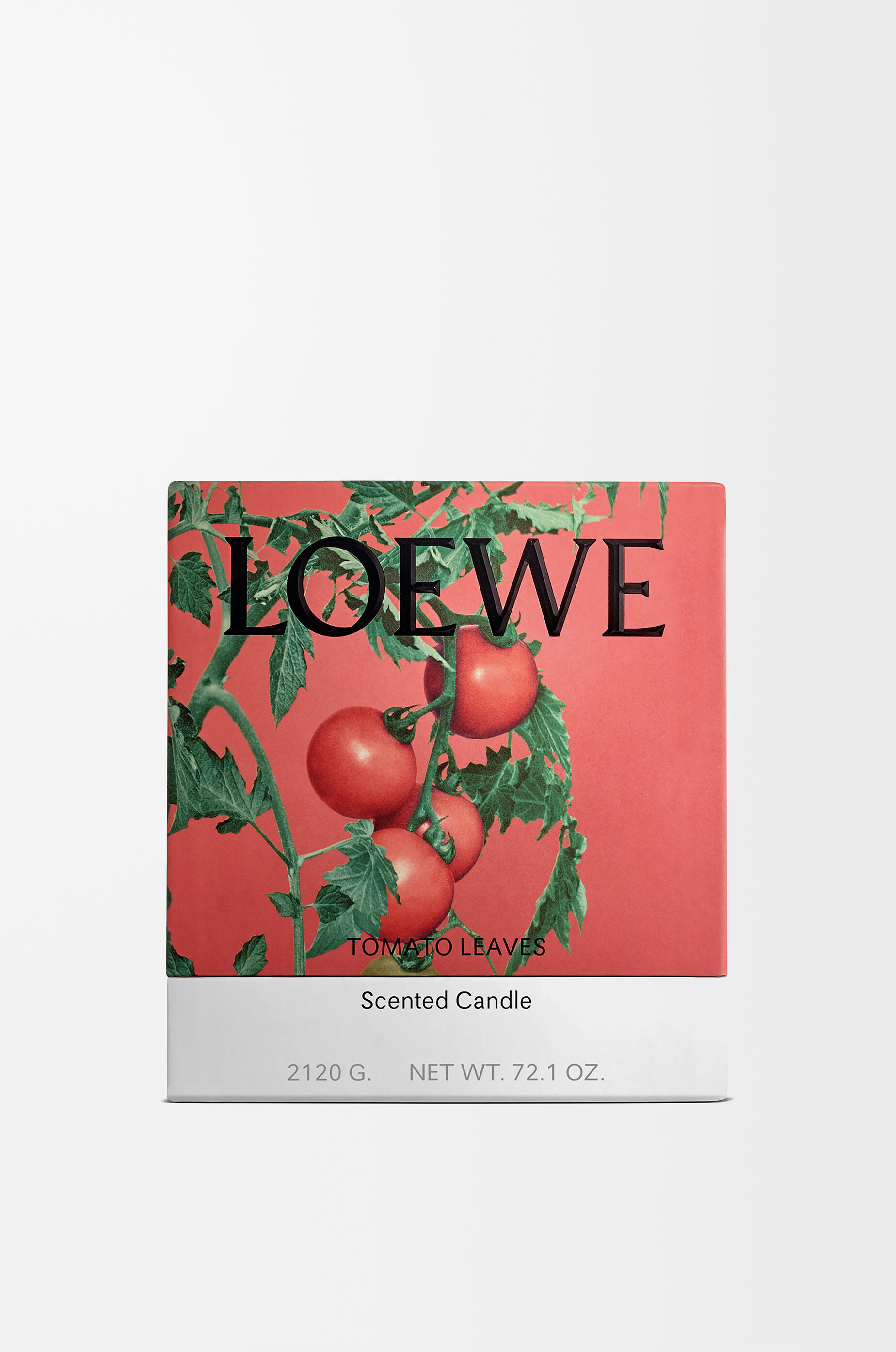 LOEWE Large Tomato Leaves candle Red