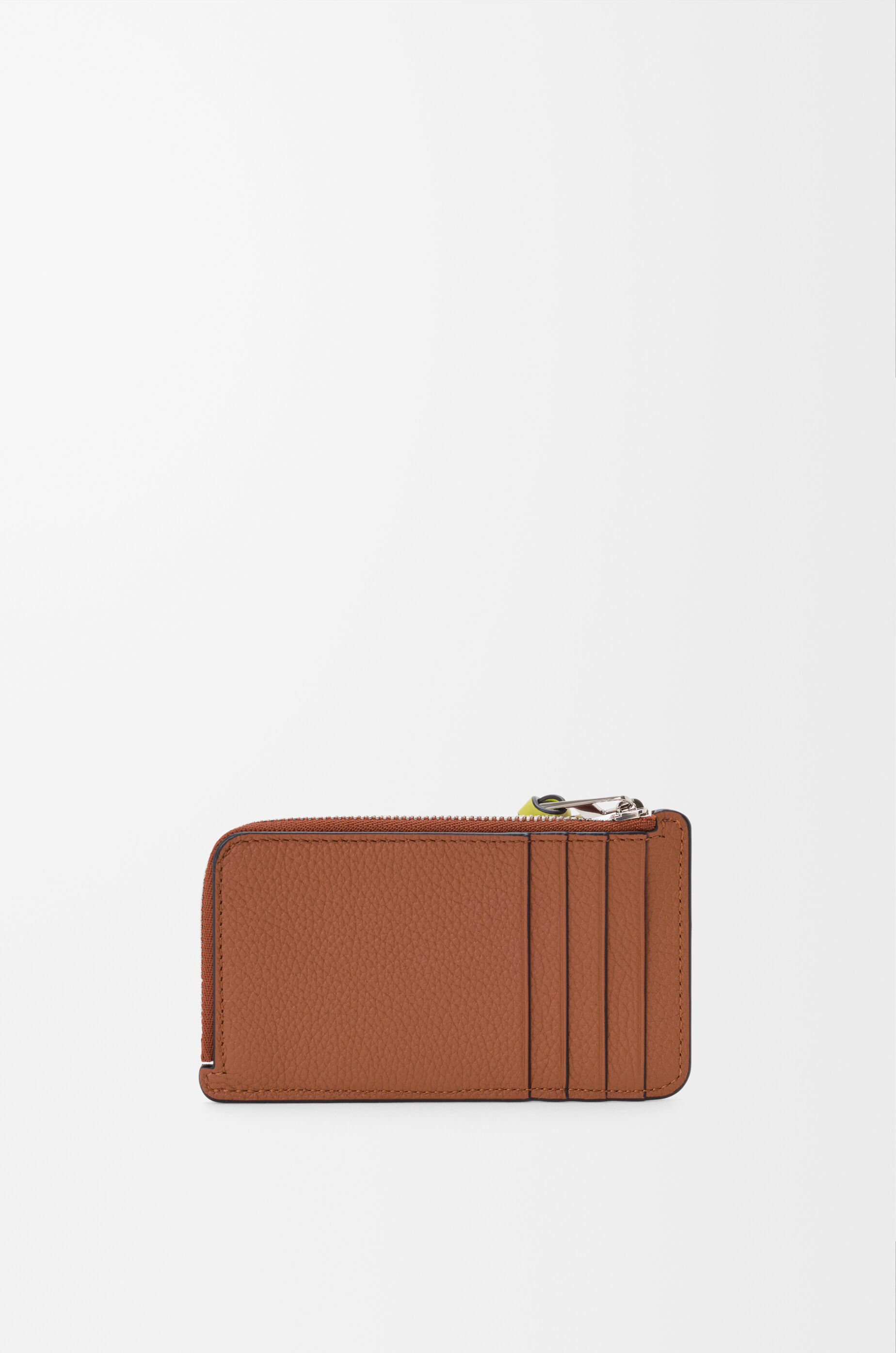 LOEWE Coin cardholder in soft grained calfskin Squirrel/Beige